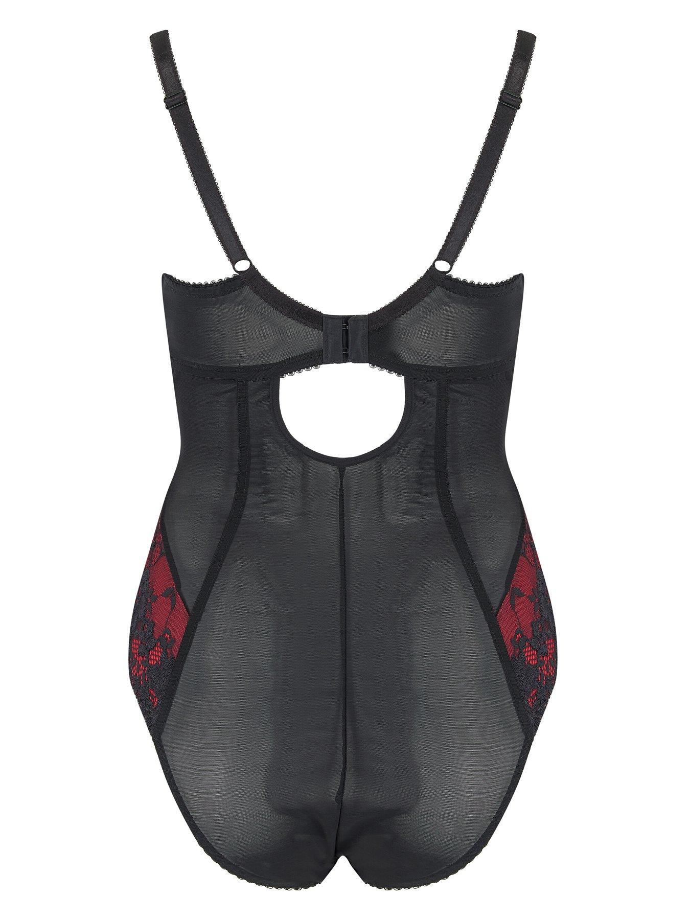 Image 4 of 4 of Pour Moi Amour Underwired Body - Black/Multi