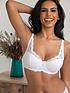  image of pour-moi-flora-lightly-padded-underwired-bra-white