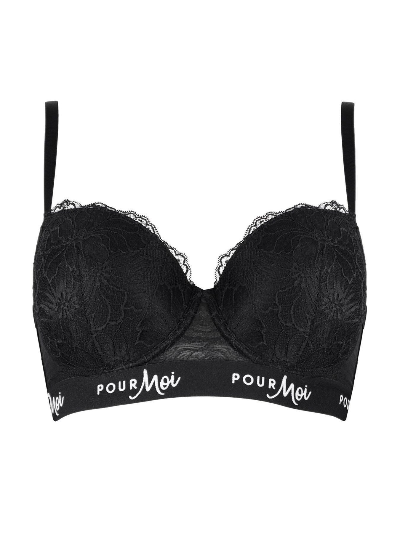 Pour Moi Signature Underwired Full Cup Bra Black, White or Slate