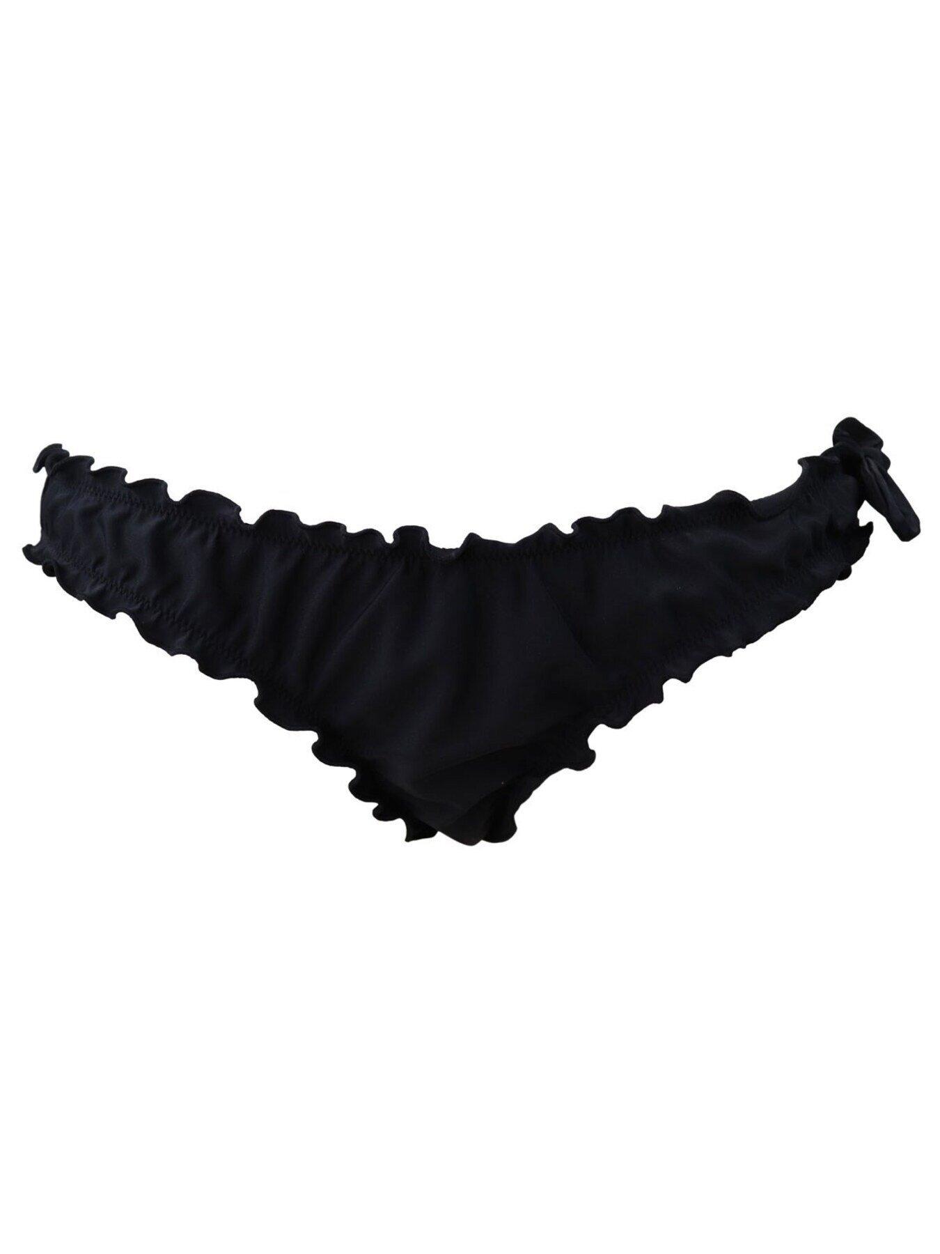 Image 3 of 4 of Pour Moi Free Spirit Frill Brief - Black