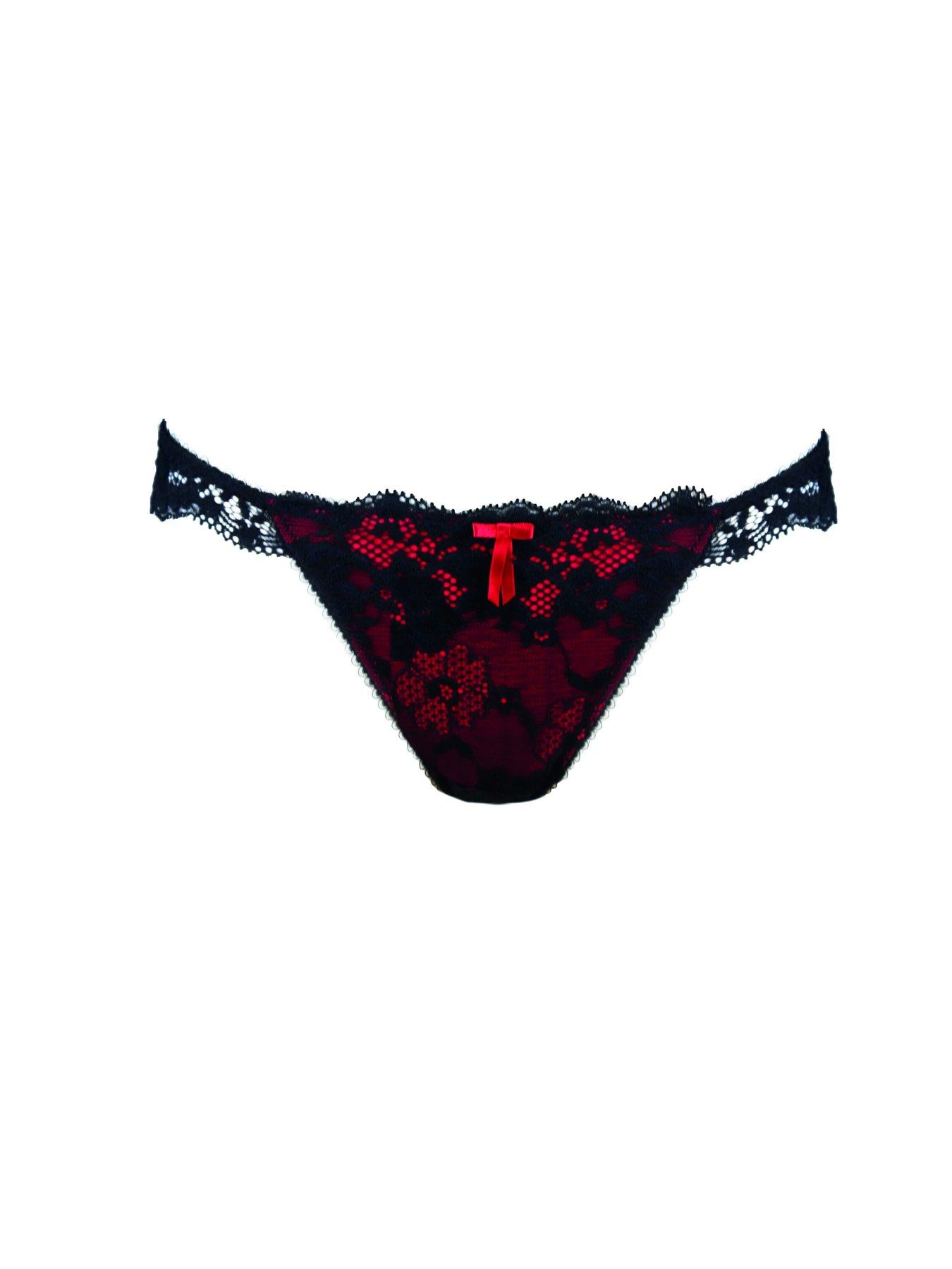 Image 3 of 4 of Pour Moi Amour Brazilian Brief - Black/Multi