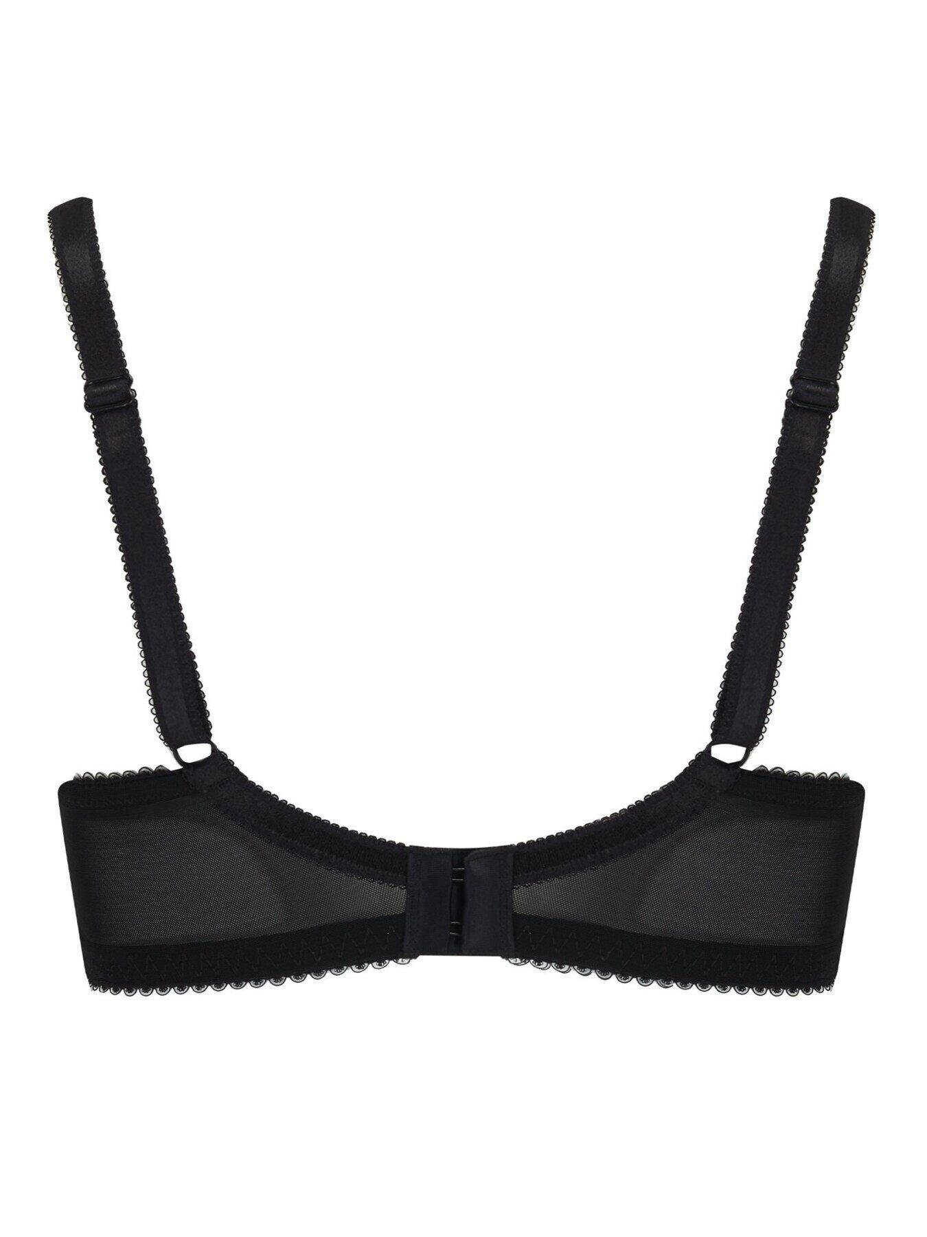  image of pour-moi-amour-underwired-non-padded-bra-blackmulti