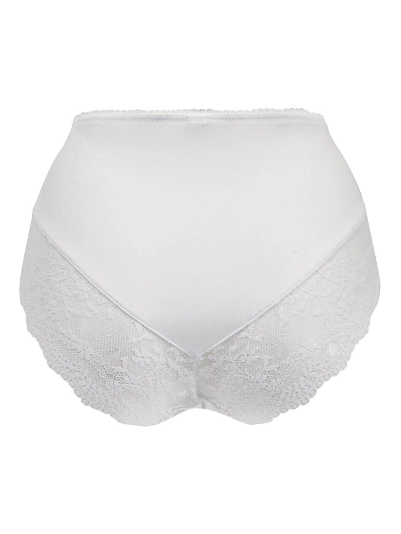 Image 4 of 4 of Pour Moi Flora Deep Brief - White