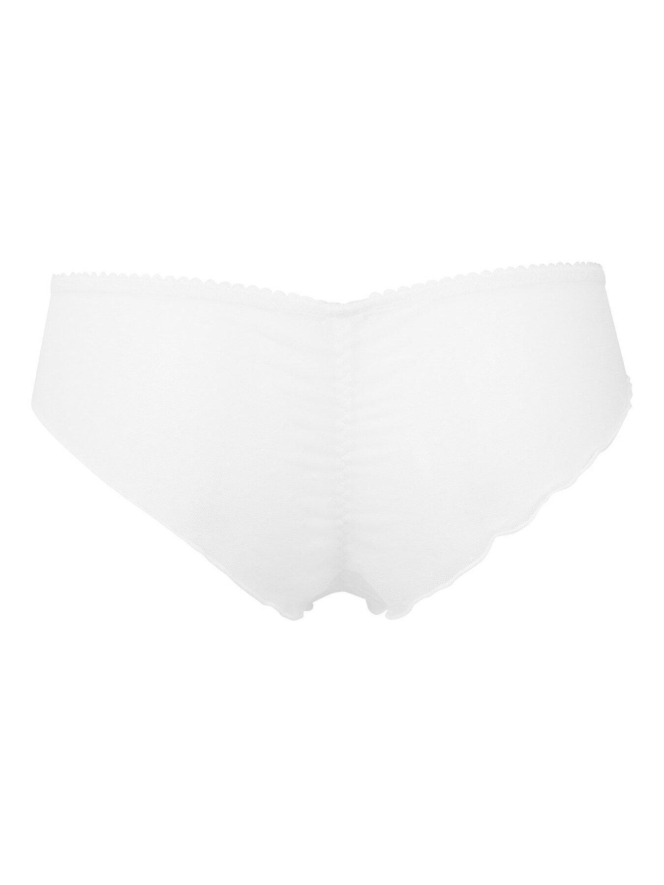 Image 4 of 4 of Pour Moi Flora Brazilian Brief - White