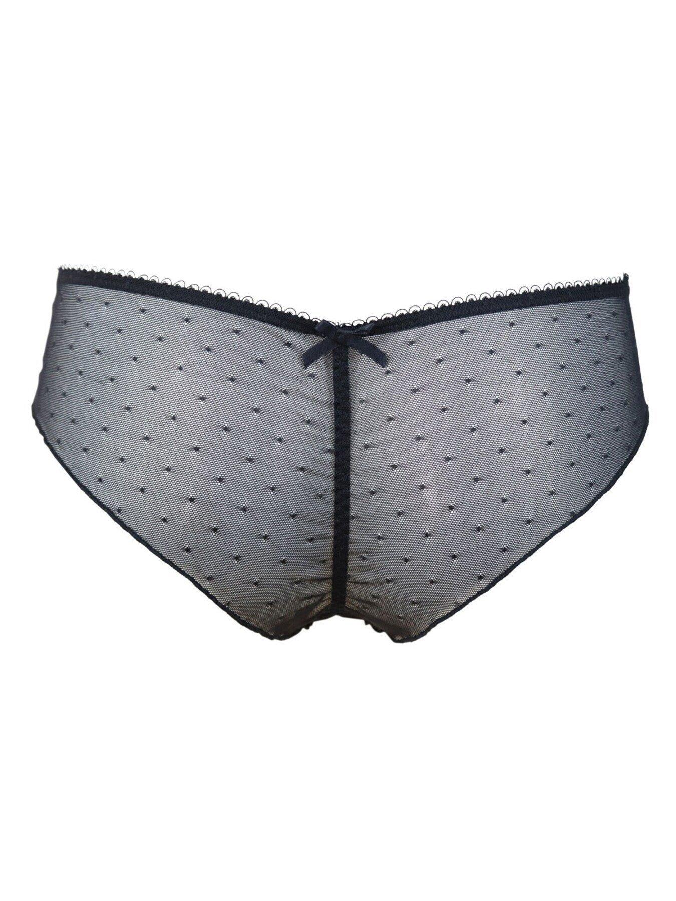 Image 4 of 4 of Pour Moi Flora Brazilian Brief - Black