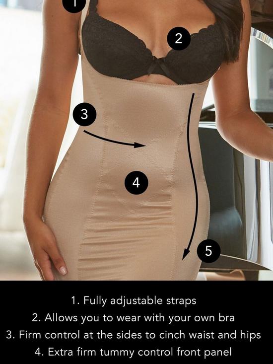 back image of pour-moi-hourglass-firm-control-wear-your-own-bra-slip-nude