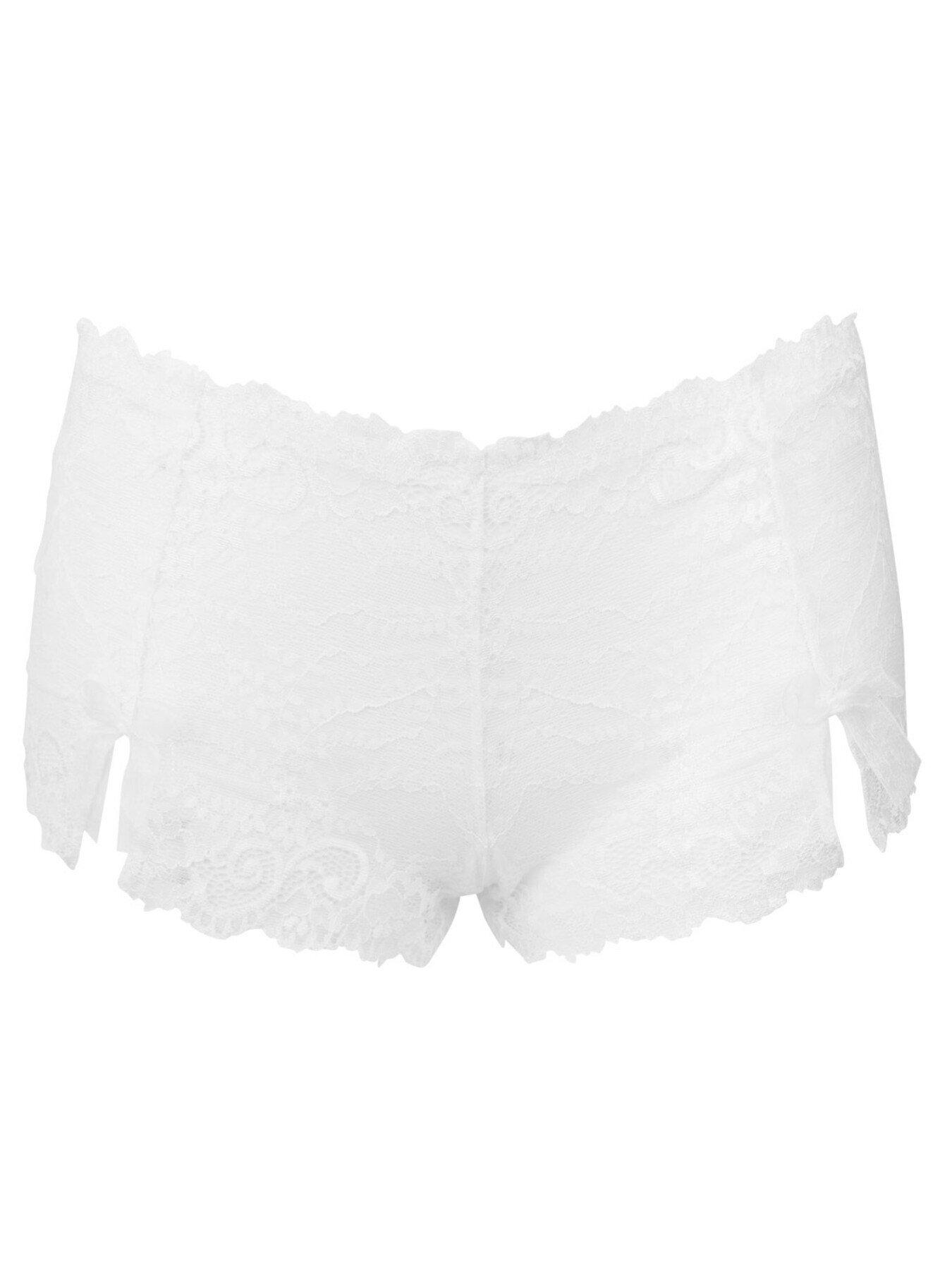 Image 3 of 4 of Pour Moi Flora Shorty - White