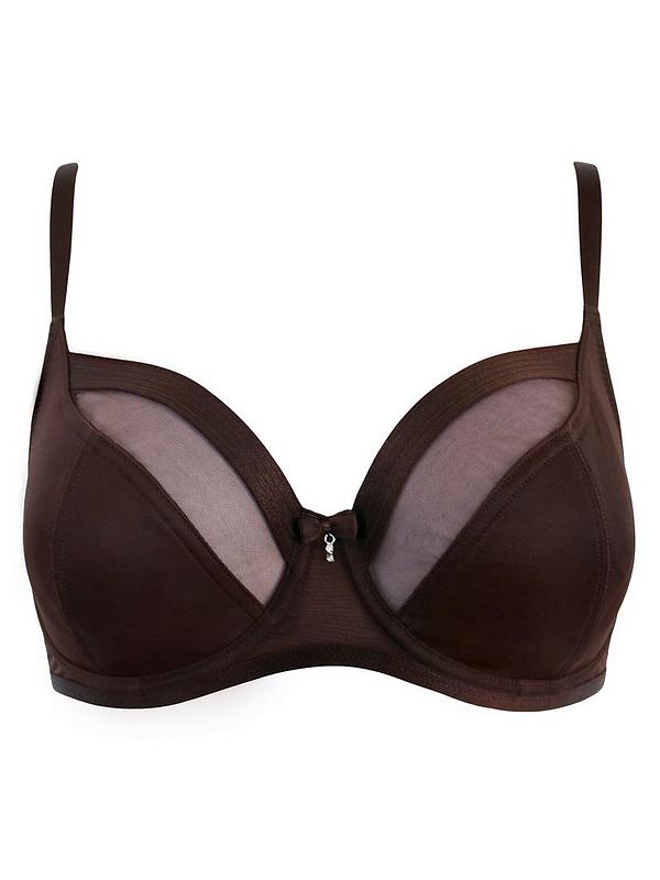 Pour Moi Viva Luxe Underwired Bra - Brown