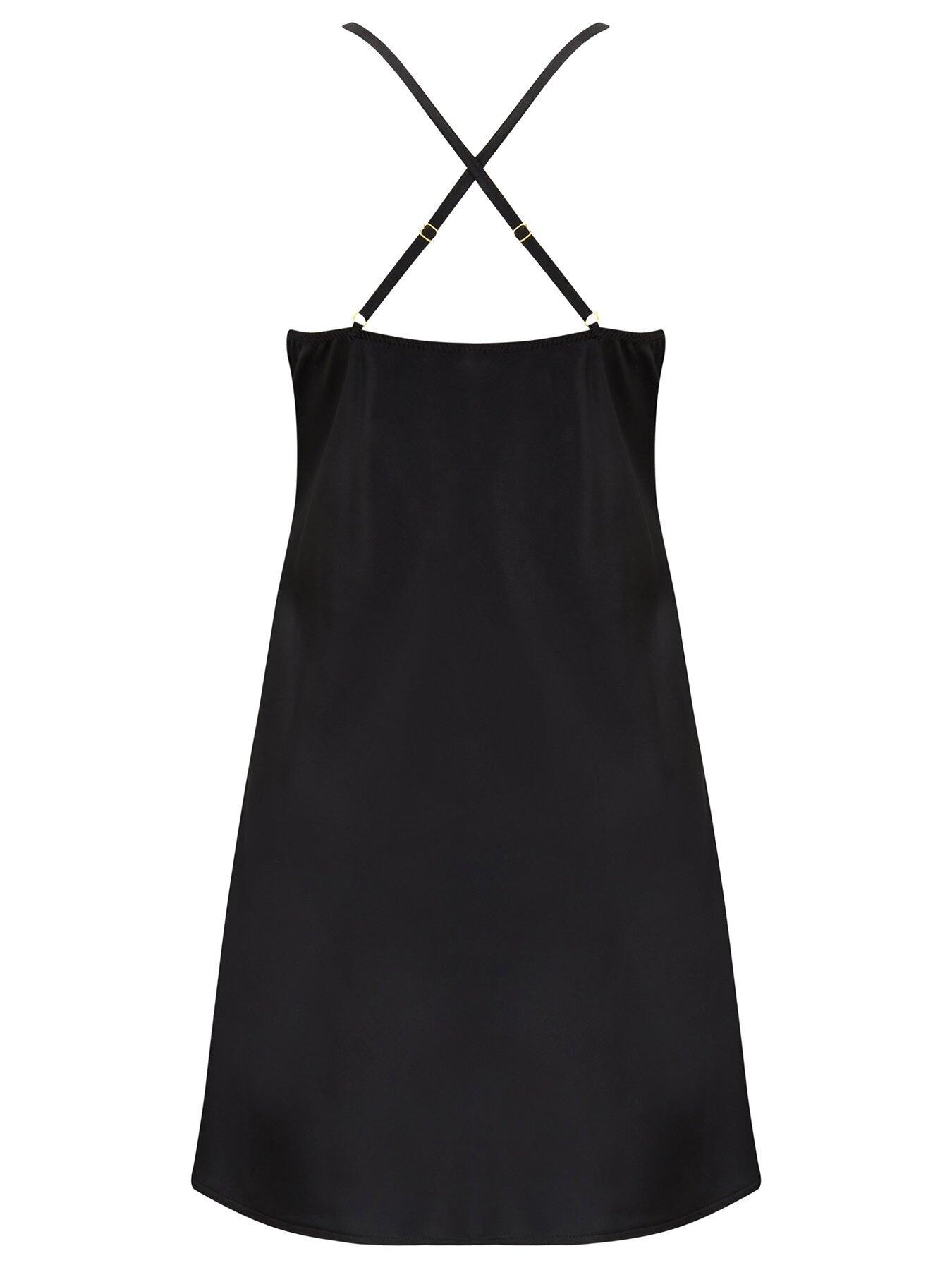  image of pour-moi-dusk-satin-lace-insert-chemise