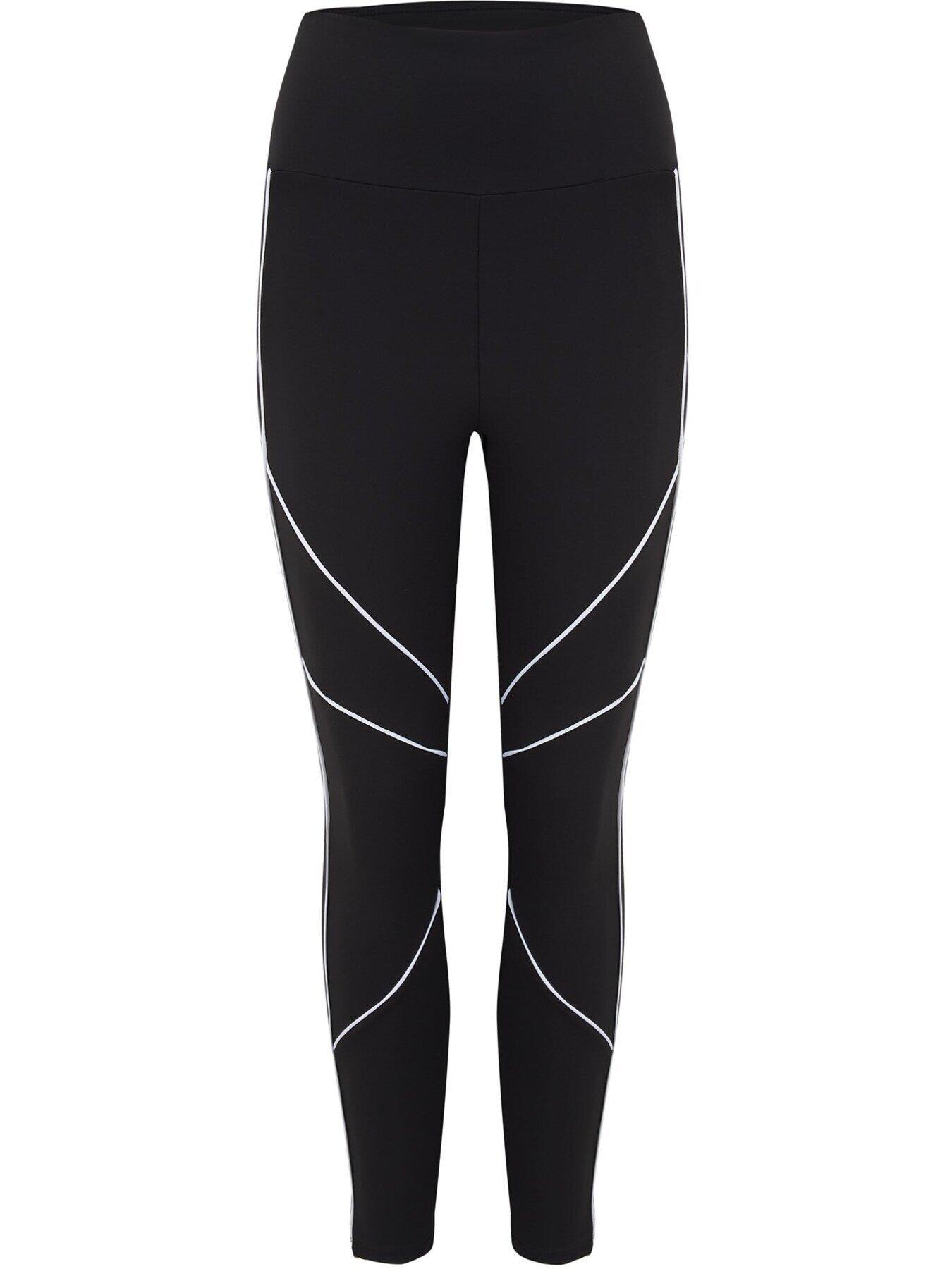 Pour Moi Energy Colour Block Full Length Sports Legging - Black/Multi