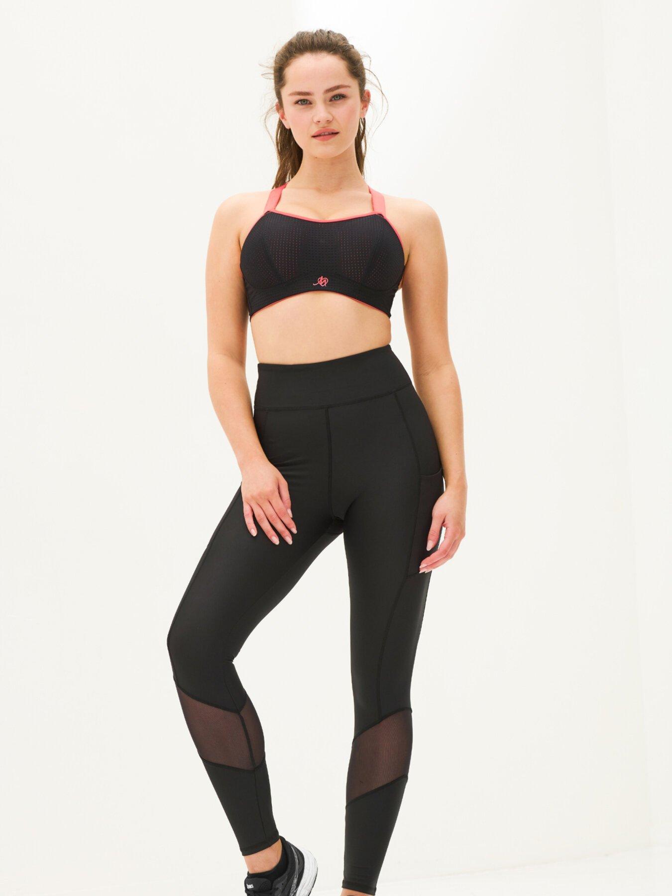 Plain black running leggings hotsell