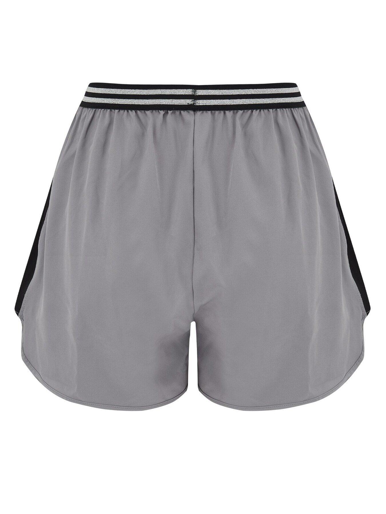 Image 4 of 4 of Pour Moi Energy Gym Short - Silver/Black