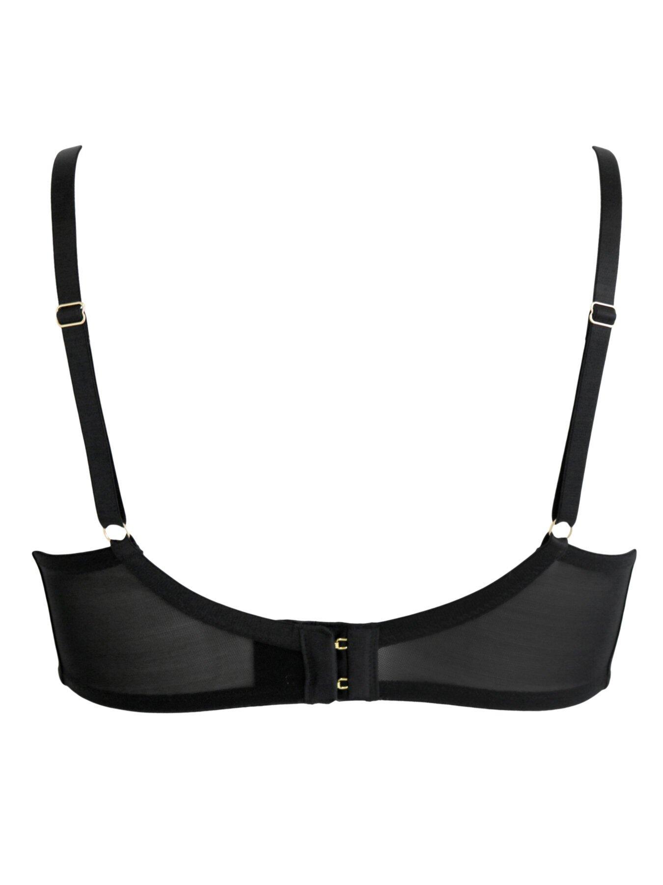 image of pour-moi-after-hours-underwired-non-pad-bra-dark-multi
