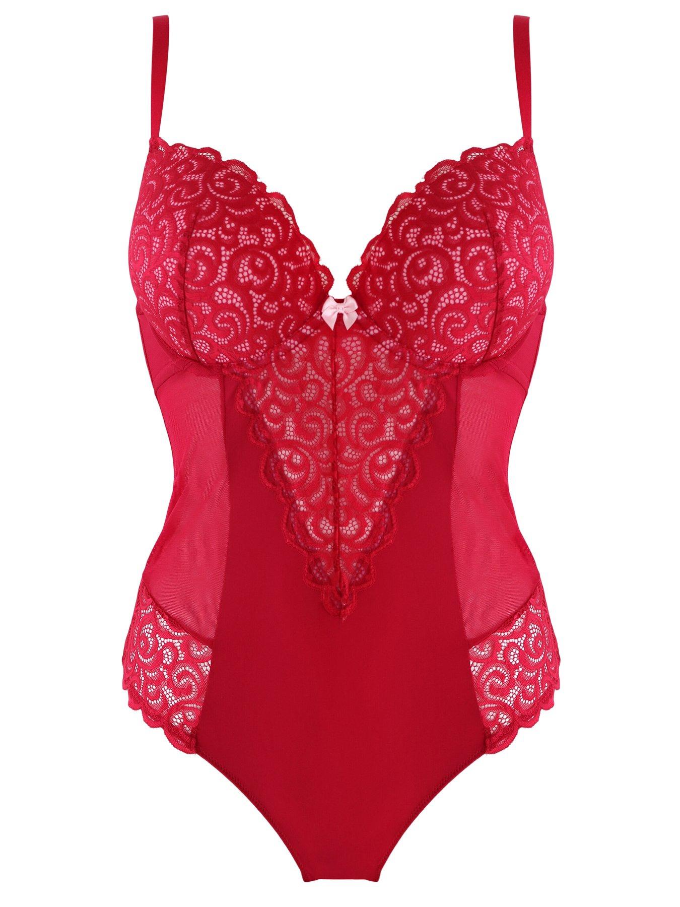 Image 3 of 4 of Pour Moi Romance Padded Push-up Body - Multi