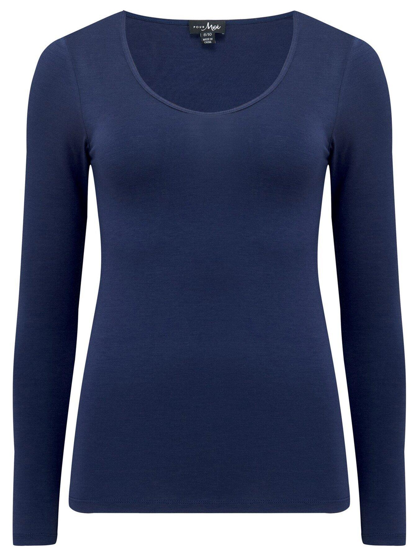 Image 3 of 4 of Pour Moi Second Skin Thermal Long Sleeve Top