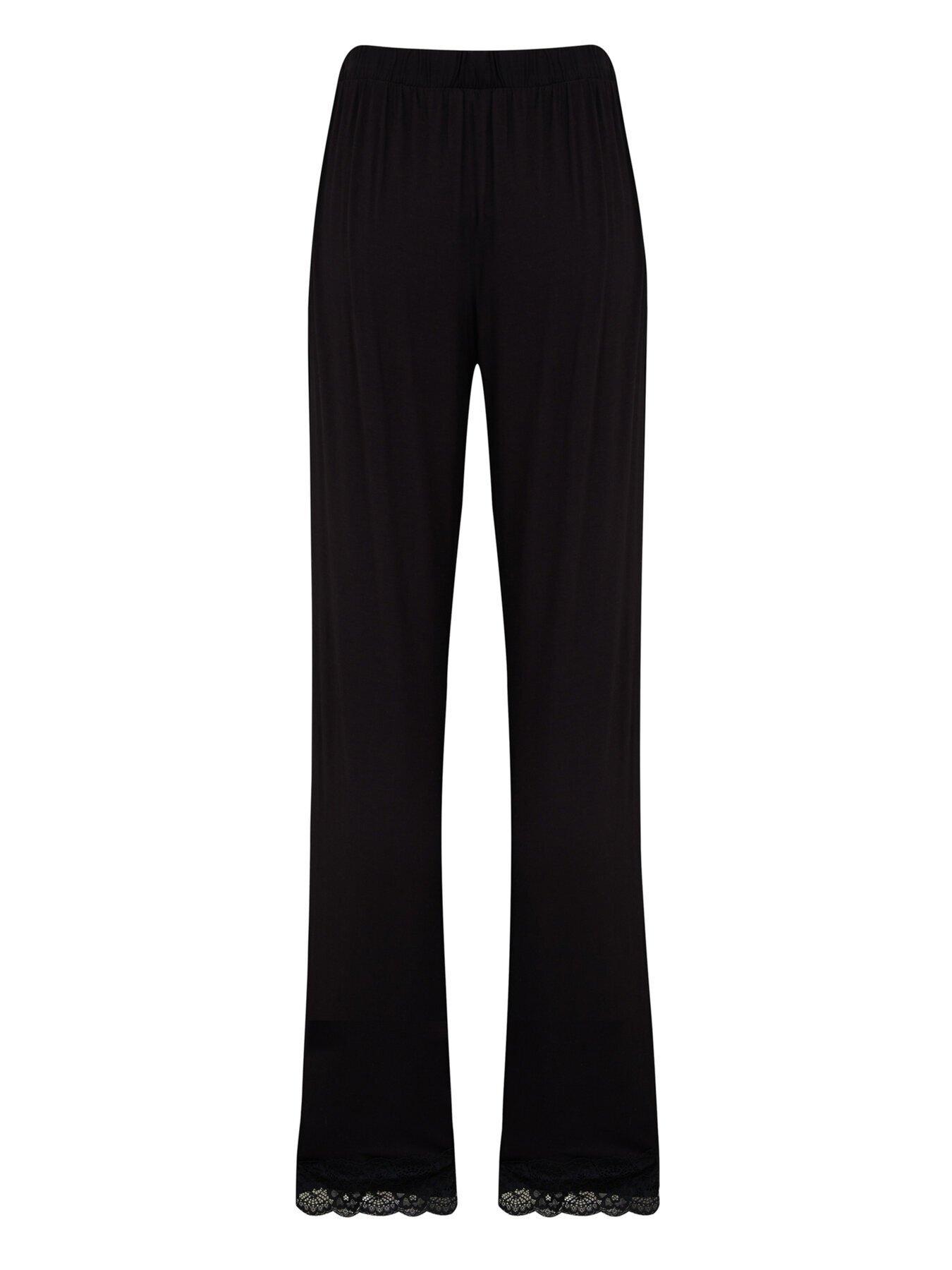 Image 4 of 4 of Pour Moi Sofa Loves Lace Soft Jersey Trouser