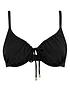  image of pour-moi-santa-cruz-underwired-non-padded-adjustable-top-black