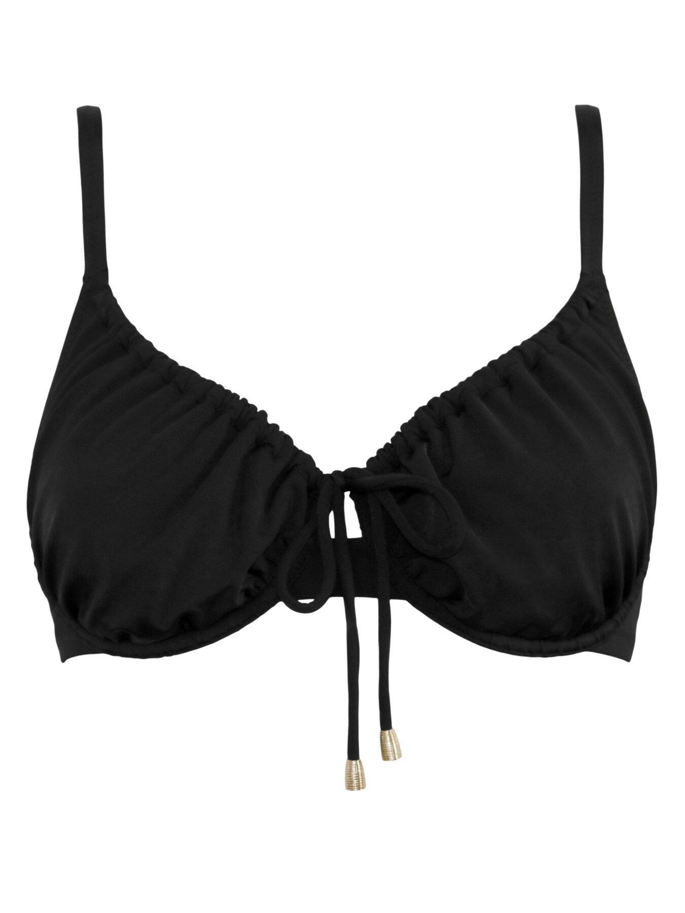 Image 4 of 5 of Pour Moi Santa Cruz Underwired Non-padded Adjustable Top - Black