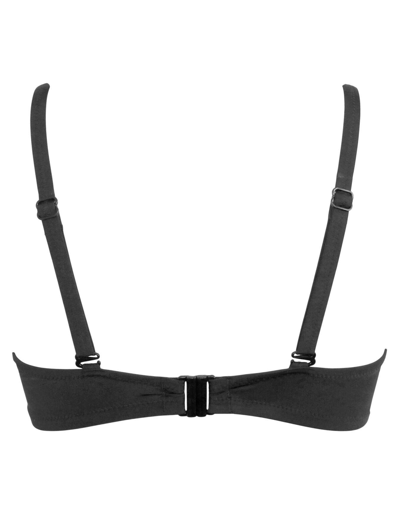 Image 5 of 5 of Pour Moi Santa Cruz Underwired Non-padded Adjustable Top - Black