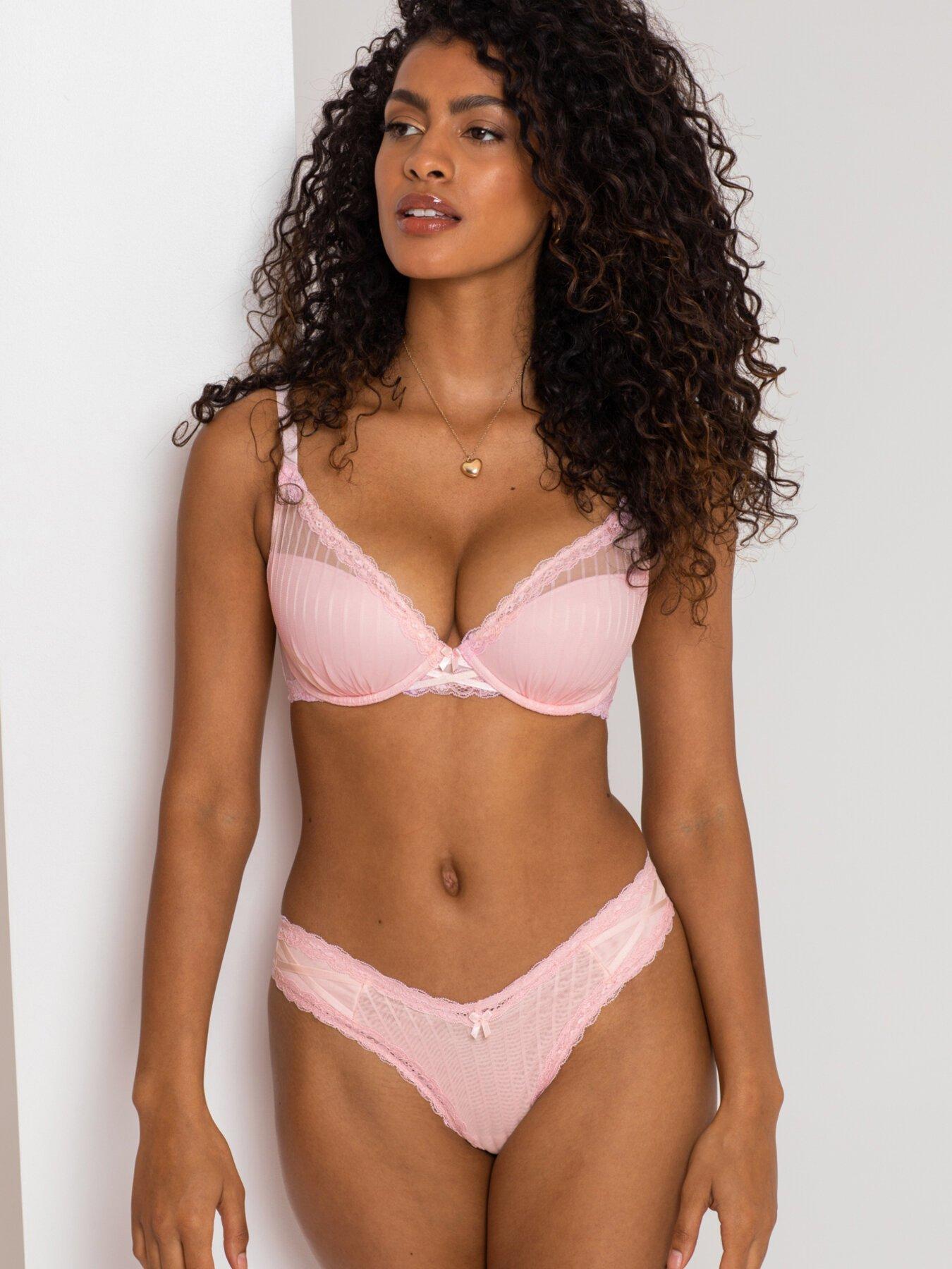 Pour Moi Viva Luxe High-Leg Brief - Pink