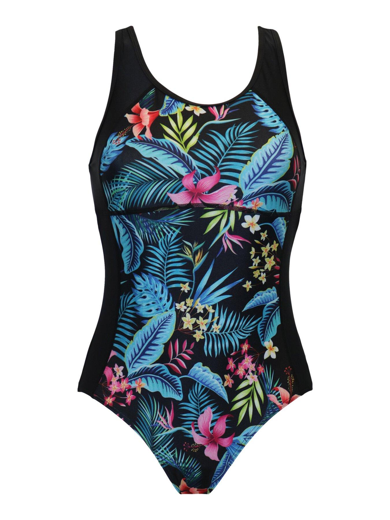  image of pour-moi-energy-chlorine-resistantnbspswimsuit-multi