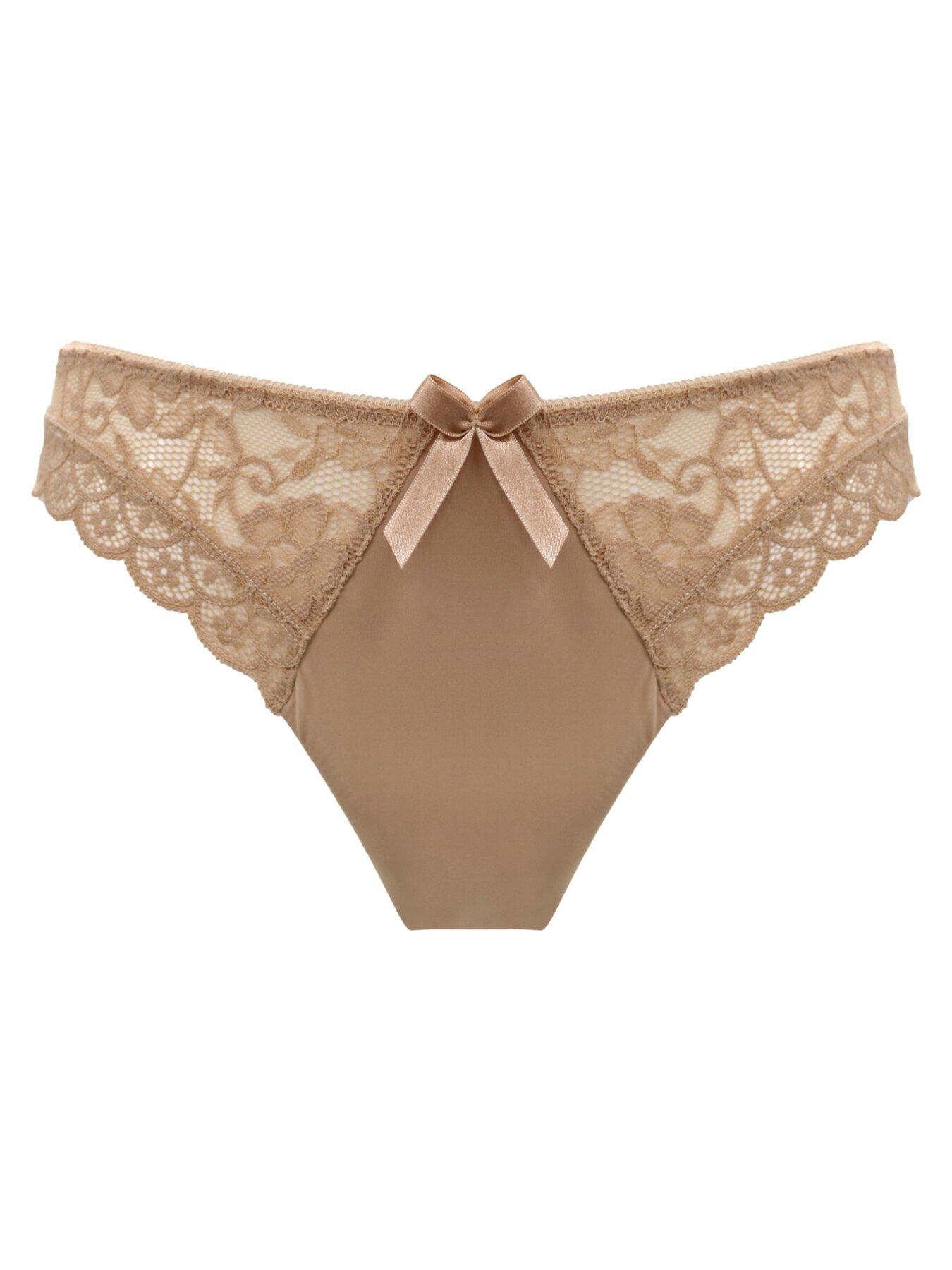 Image 3 of 4 of Pour Moi Rebel Brazilian Brief - Beige