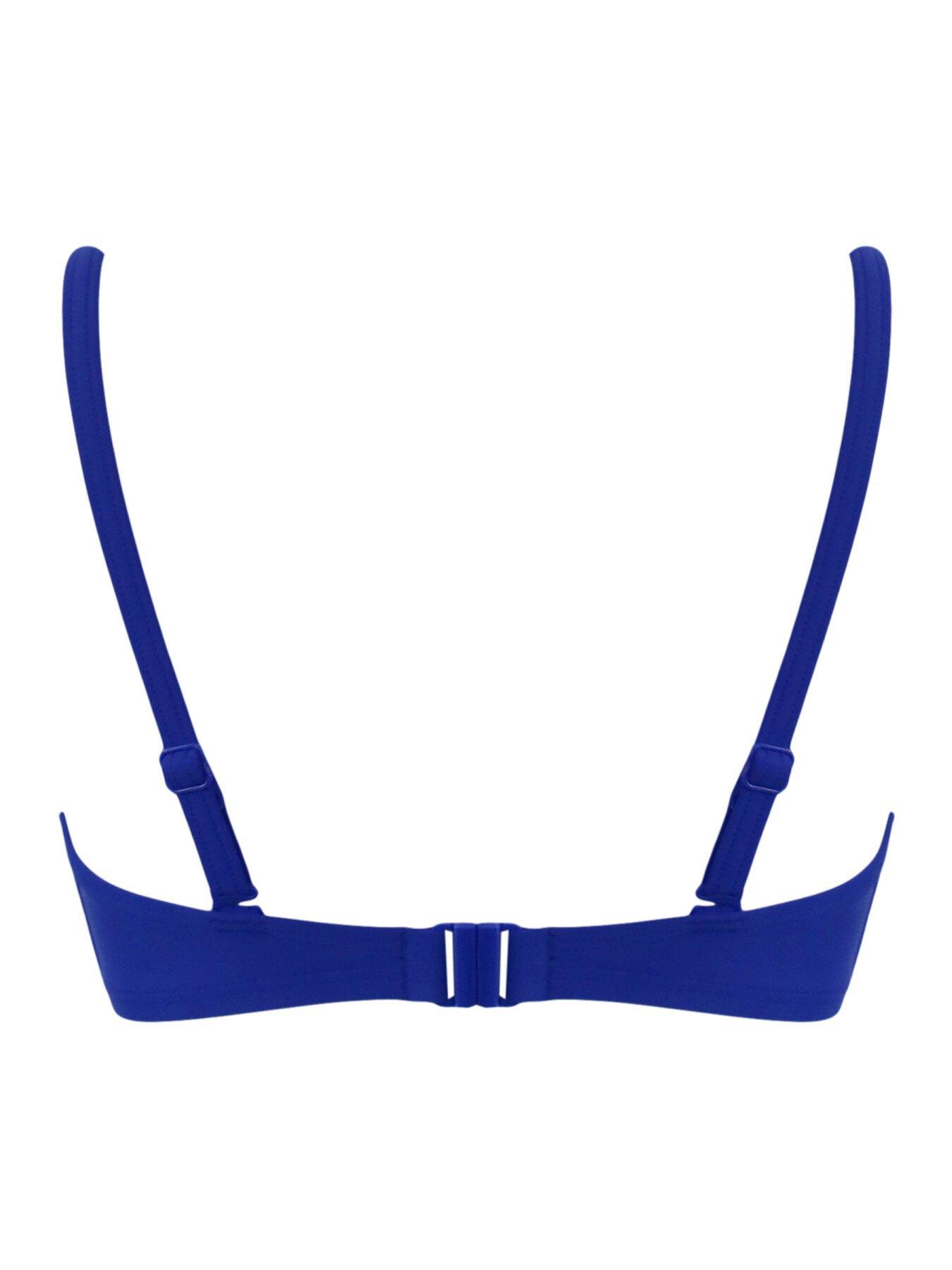  image of pour-moi-free-spirit-lightly-padded-uw-twist-front-top-blue