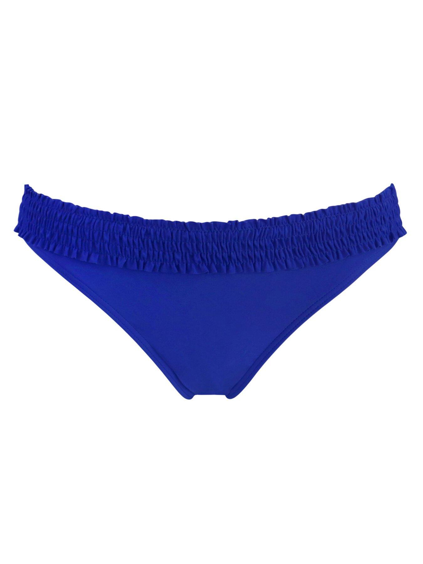 Image 3 of 4 of Pour Moi Free Spirit Frill Waist Brief - Blue