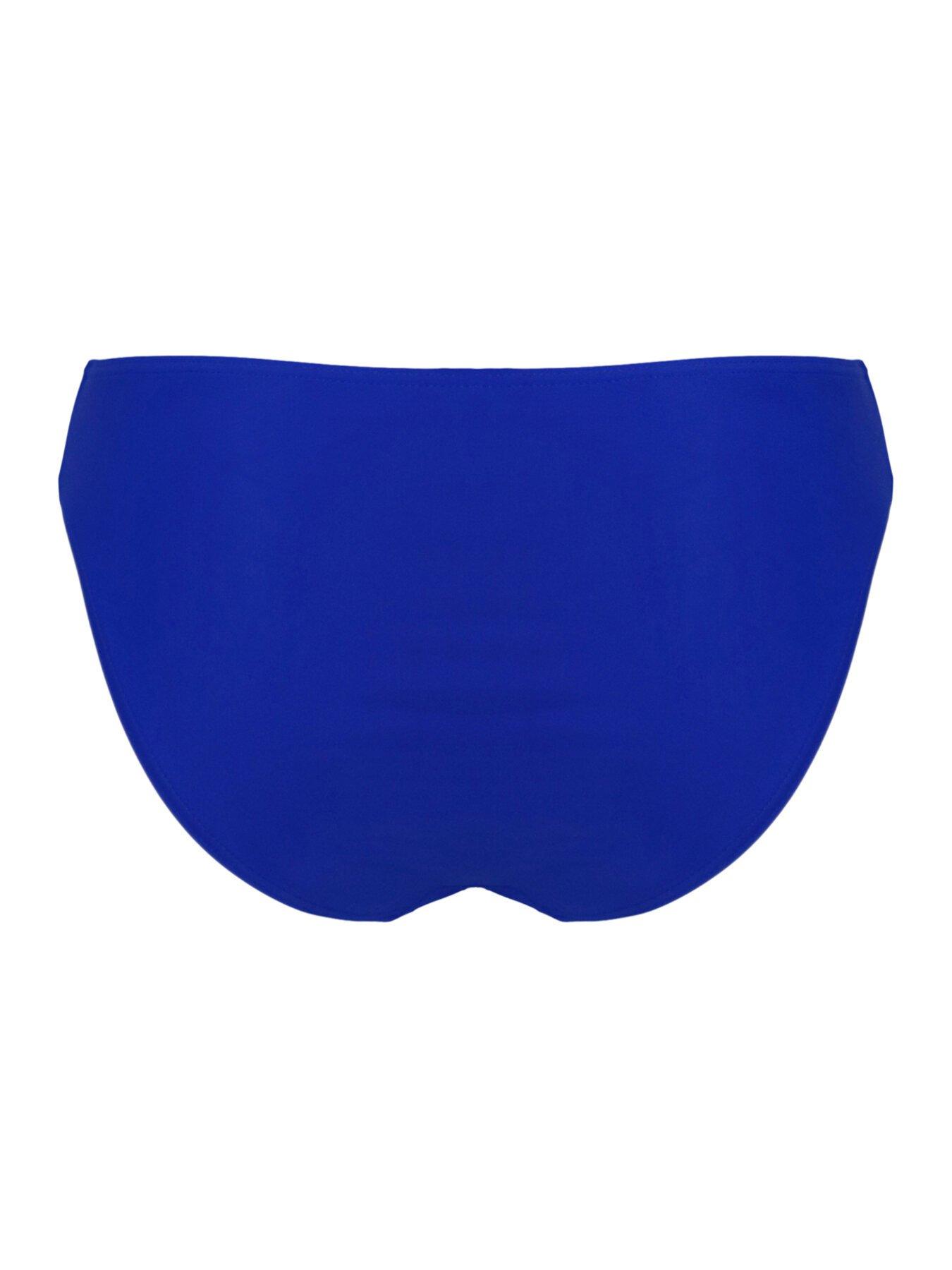 Image 4 of 4 of Pour Moi Free Spirit Frill Waist Brief - Blue