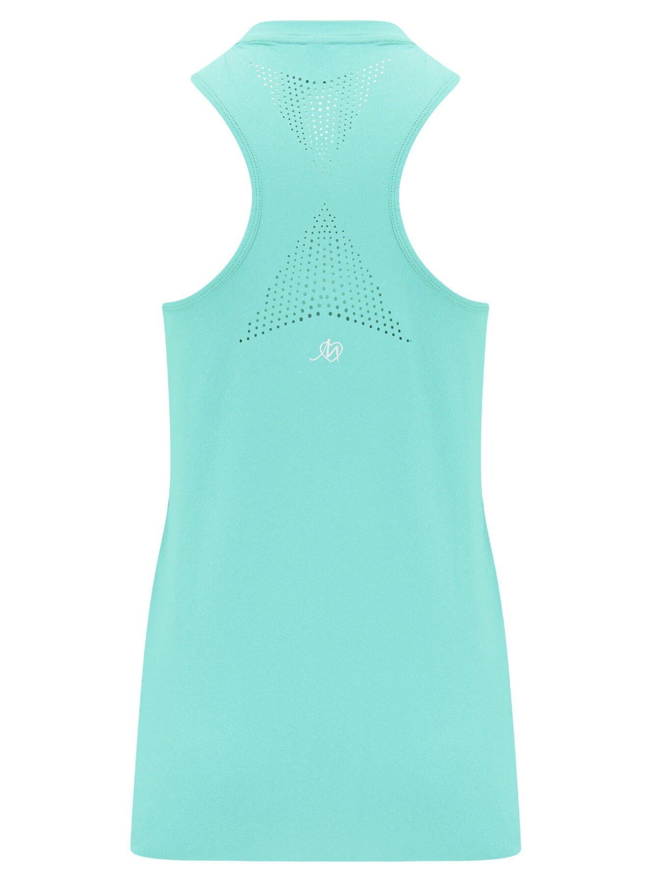  image of pour-moi-energy-cut-out-vest-top-aqua