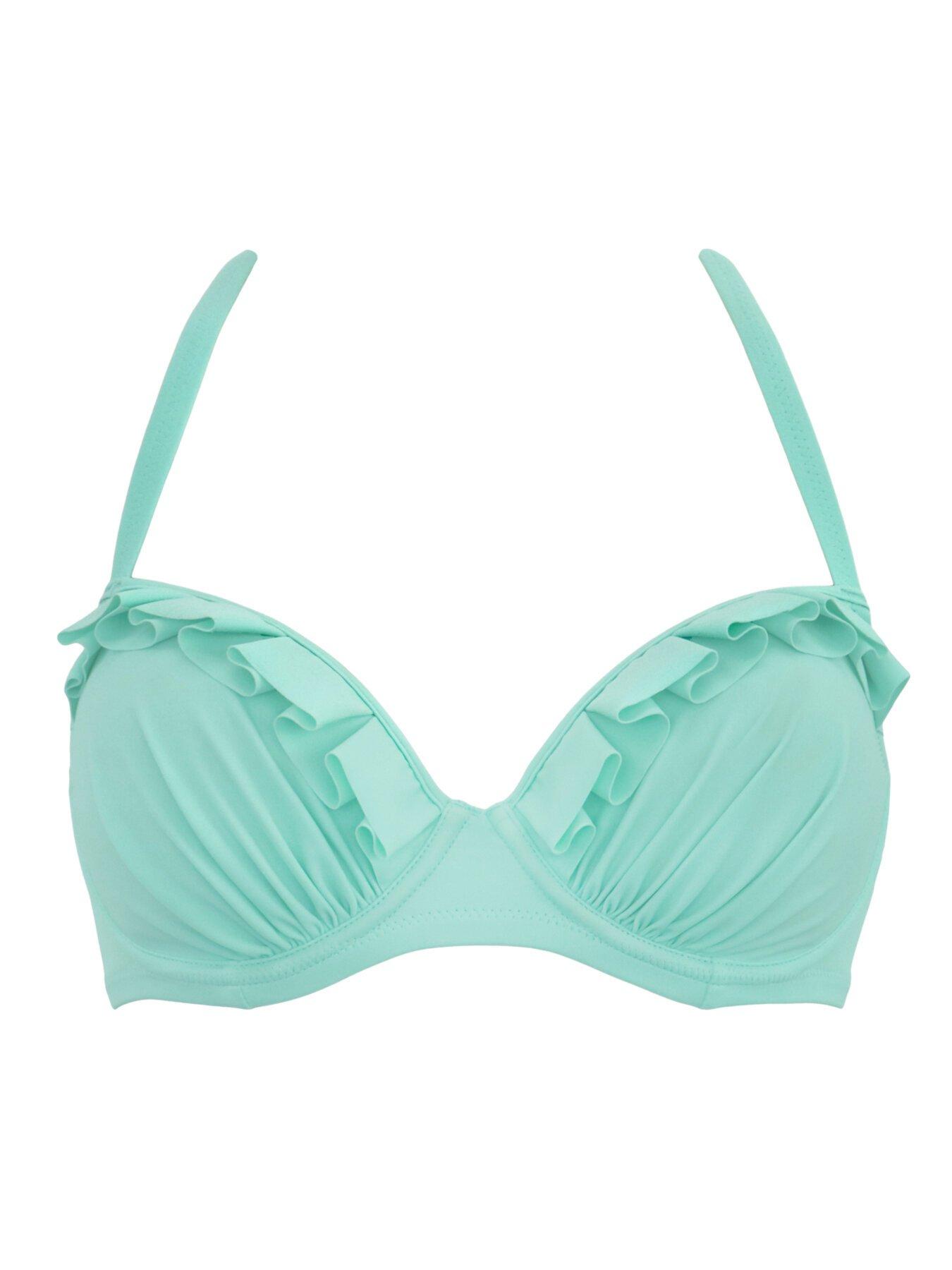  image of pour-moi-space-underwired-padded-convertible-top-light-blue
