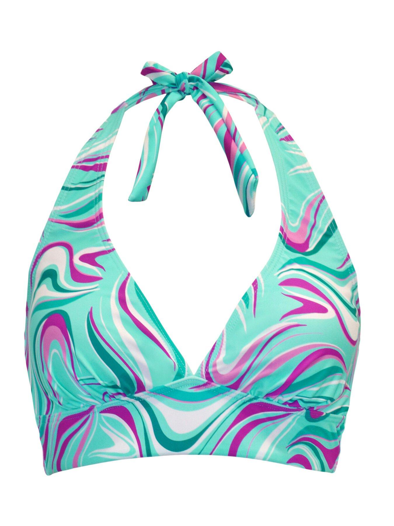  image of pour-moi-carnival-longline-removable-cup-halter-top