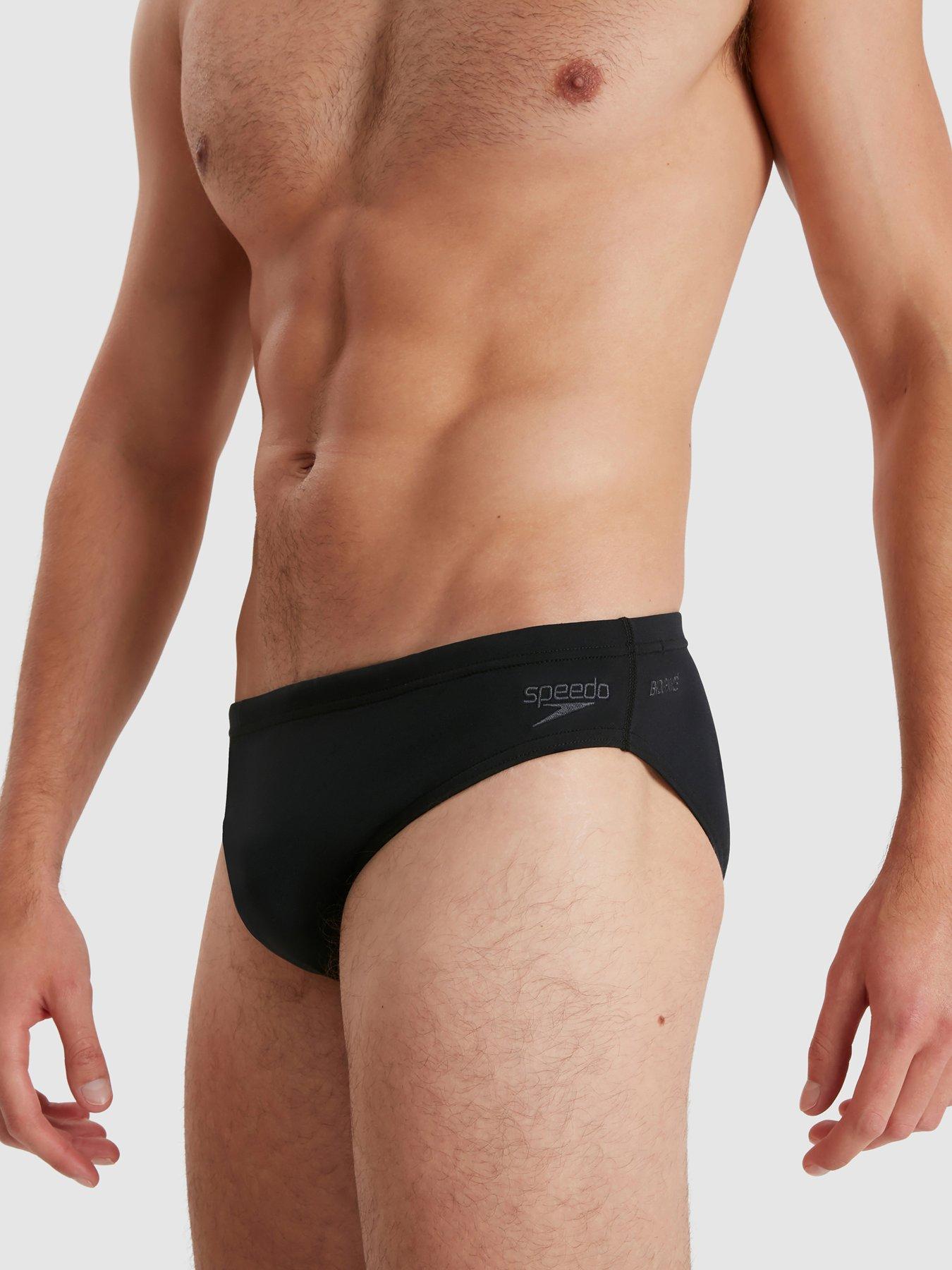 Mens Endurance + 7cm Brief - Black