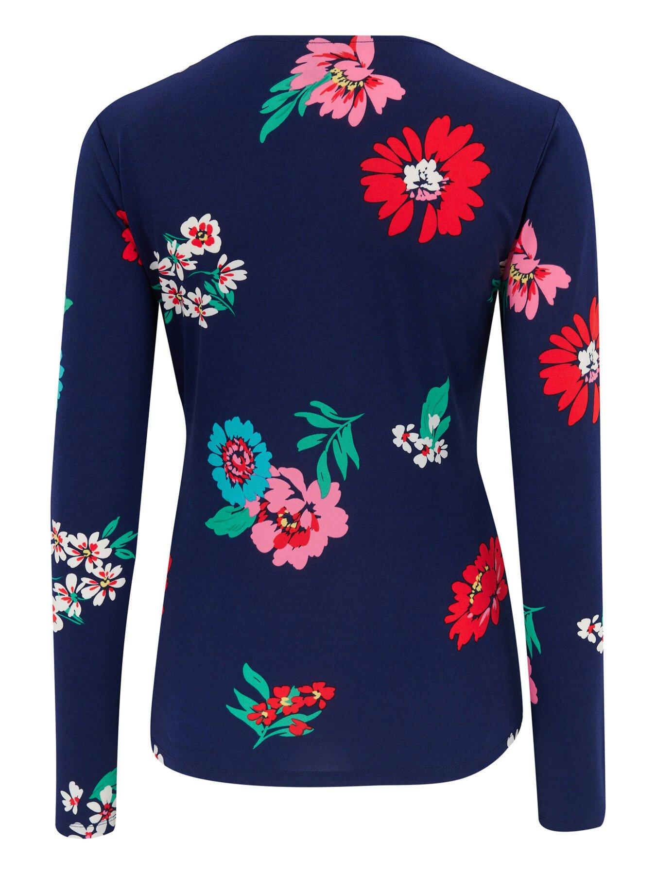  image of pour-moi-bryony-slinkynbspjersey-wrap-top-dark-floral
