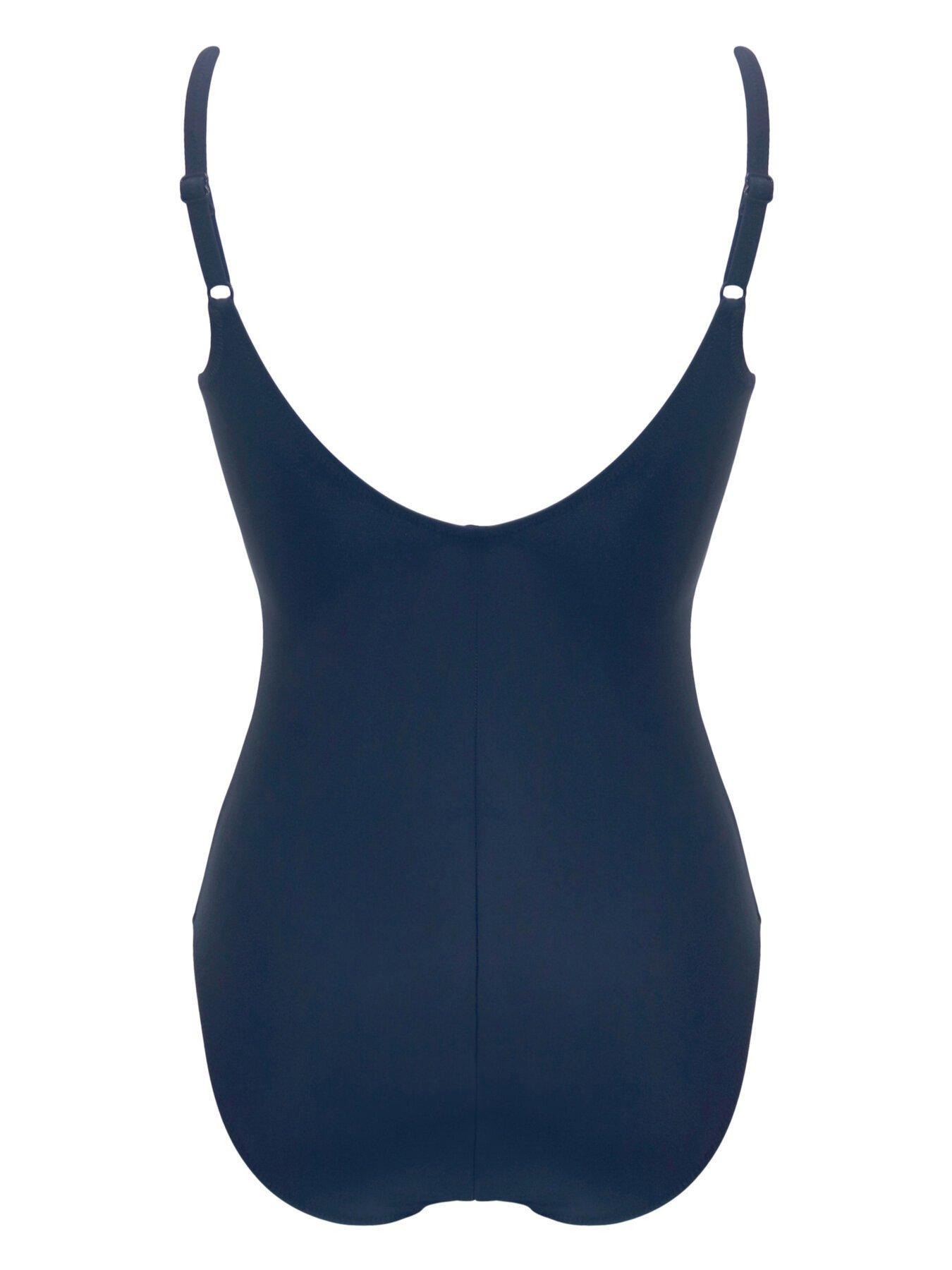  image of pour-moi-scoop-neck-panelled-tummy-control-swimsuit-dark-floral