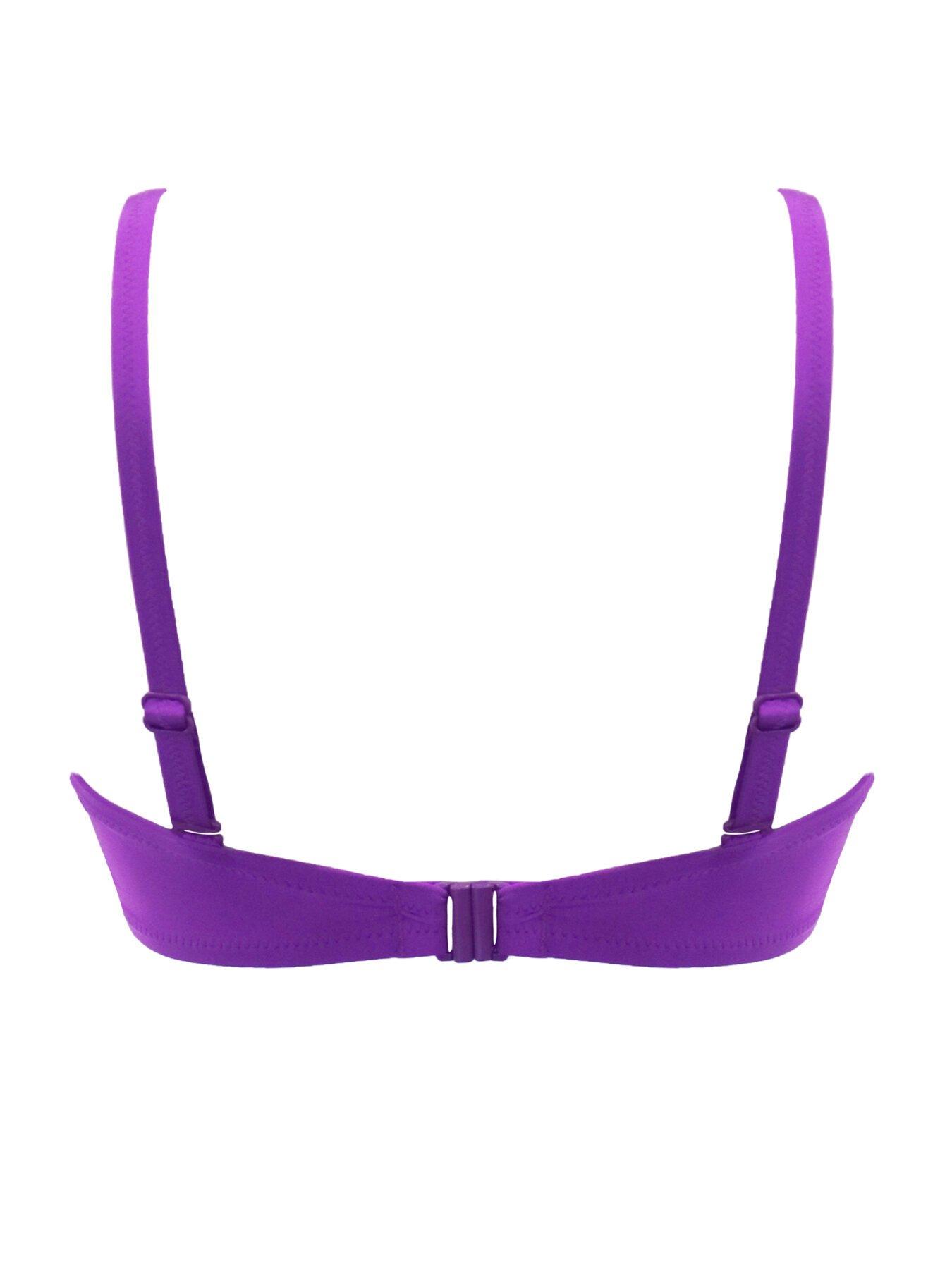  image of pour-moi-samoa-strapless-bandeau-underwired-top-purple