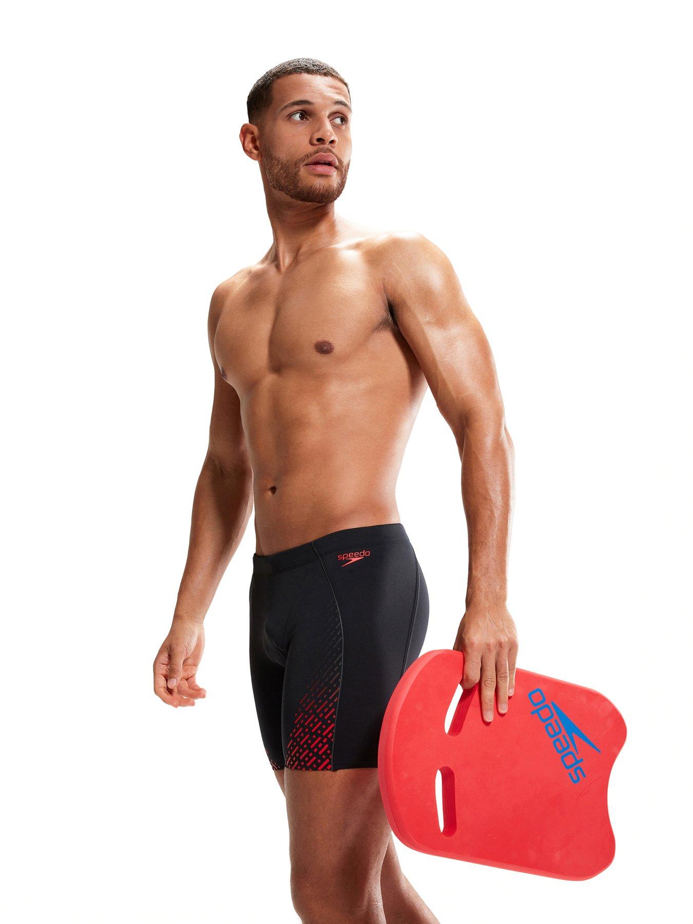 Speedo Mens ECO END+ PRO Mid Jammer Black/Red