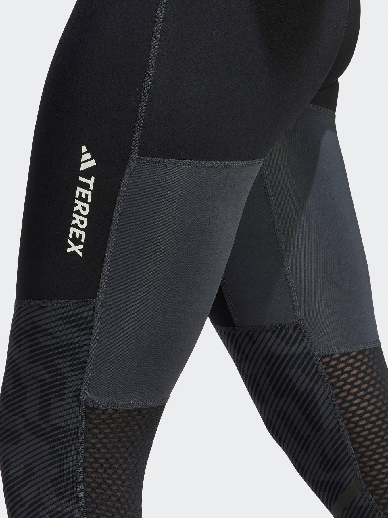Image 3 of 3 of adidas Terrex Agravic Trail Running Leggings - Grey