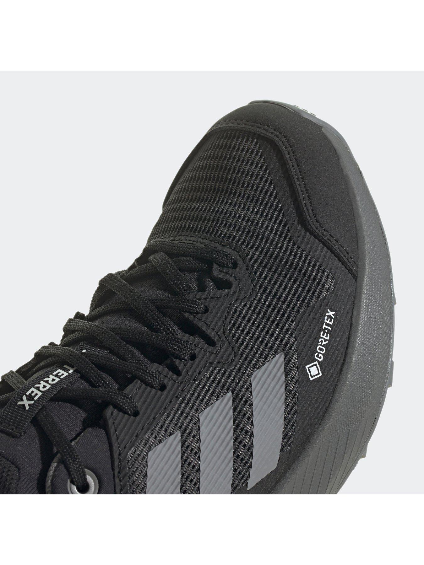  image of adidas-terrex-trail-rider-gore-tex-trail-running-shoes-blackgrey