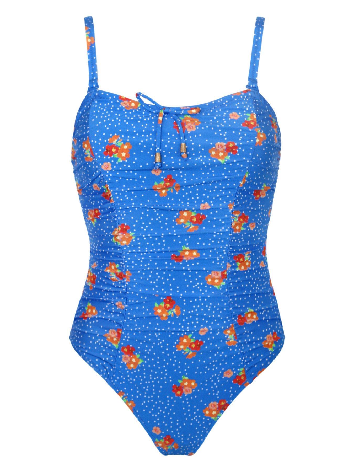 Image 3 of 4 of Pour Moi Santa Cruz Strapless Control Swimsuit - Floral