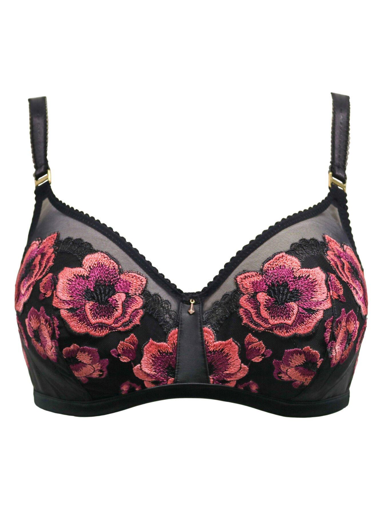  image of pour-moi-soiree-embroidery-padded-bra-multi