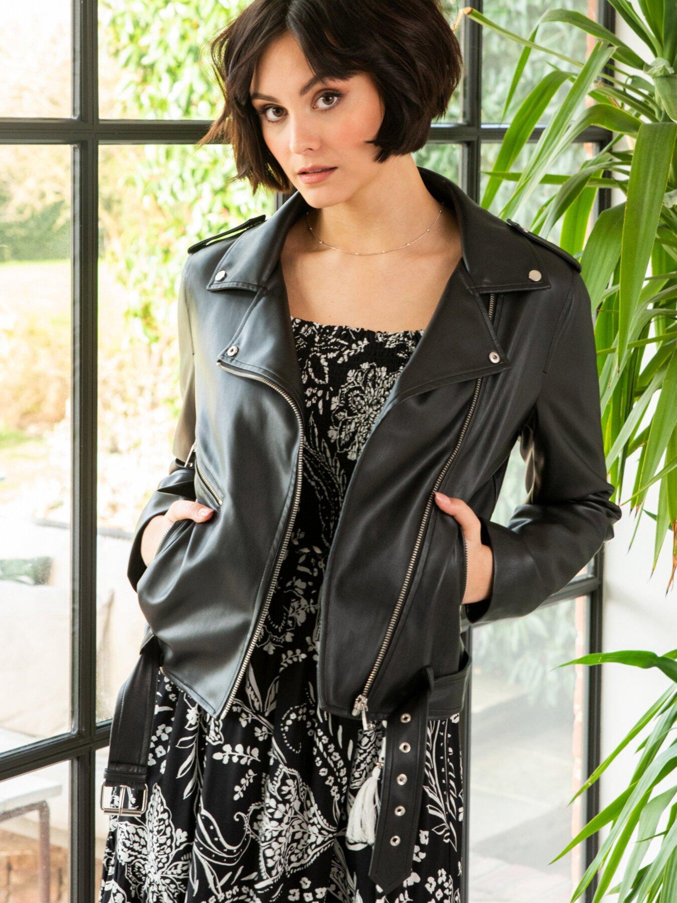 Littlewoods leather outlet jacket