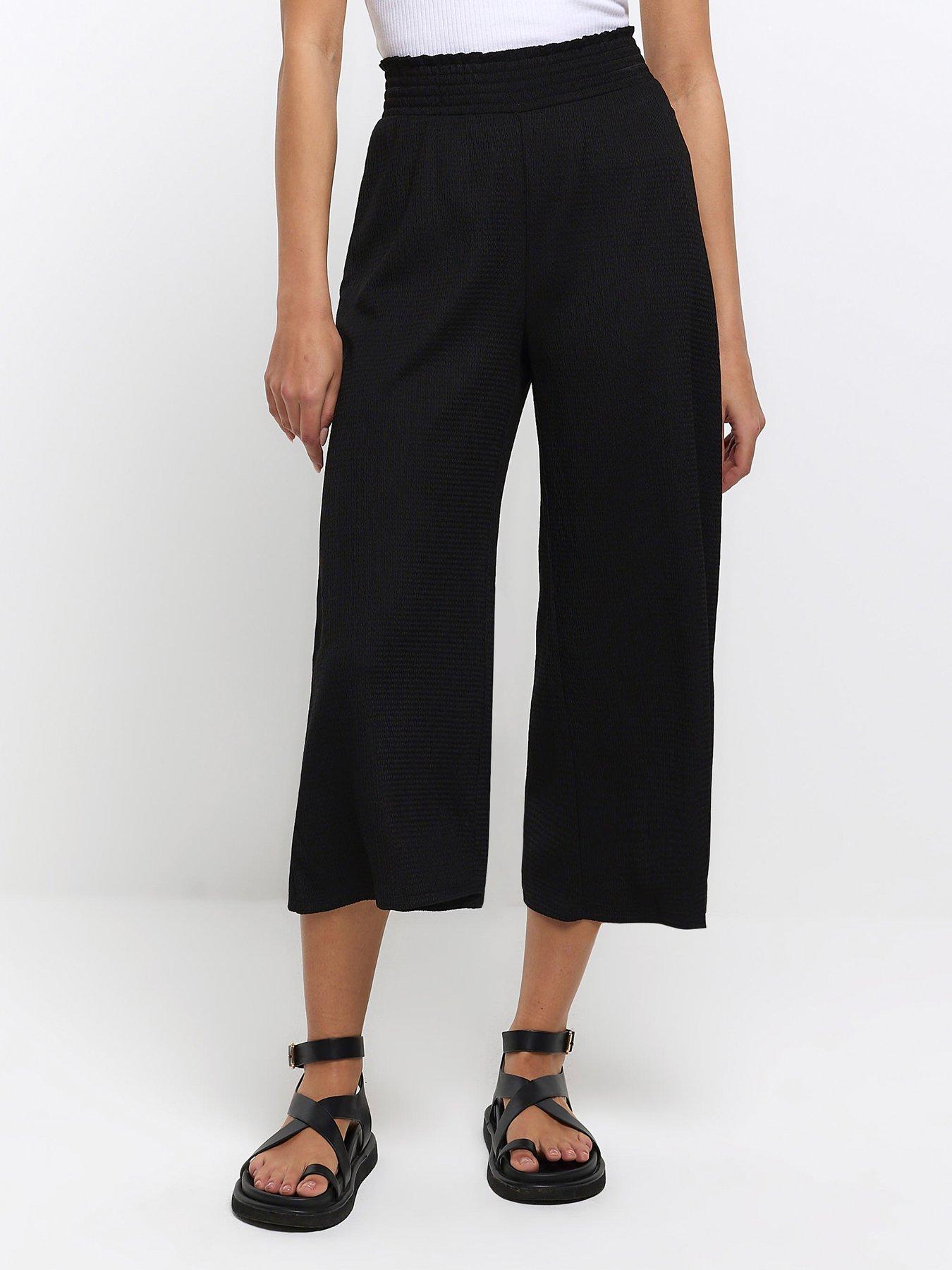 River Island Wide Leg Trousers | littlewoods.com