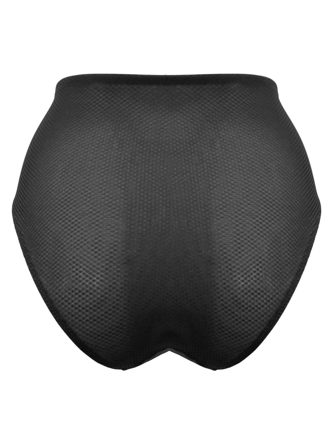  image of pour-moi-lavish-high-waist-high-leg-brief-black