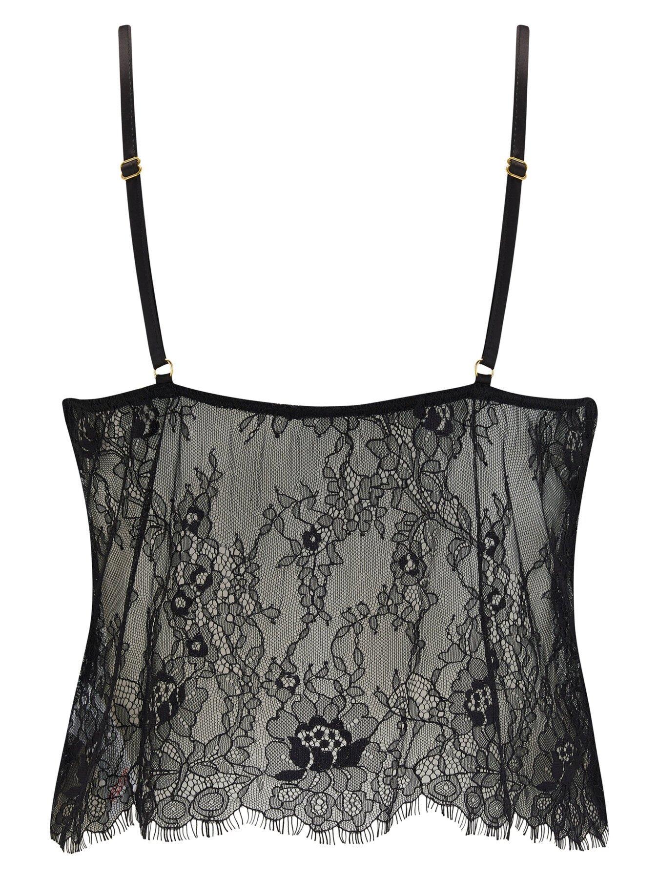  image of pour-moi-for-your-eyes-only-lace-cami-and-short-set