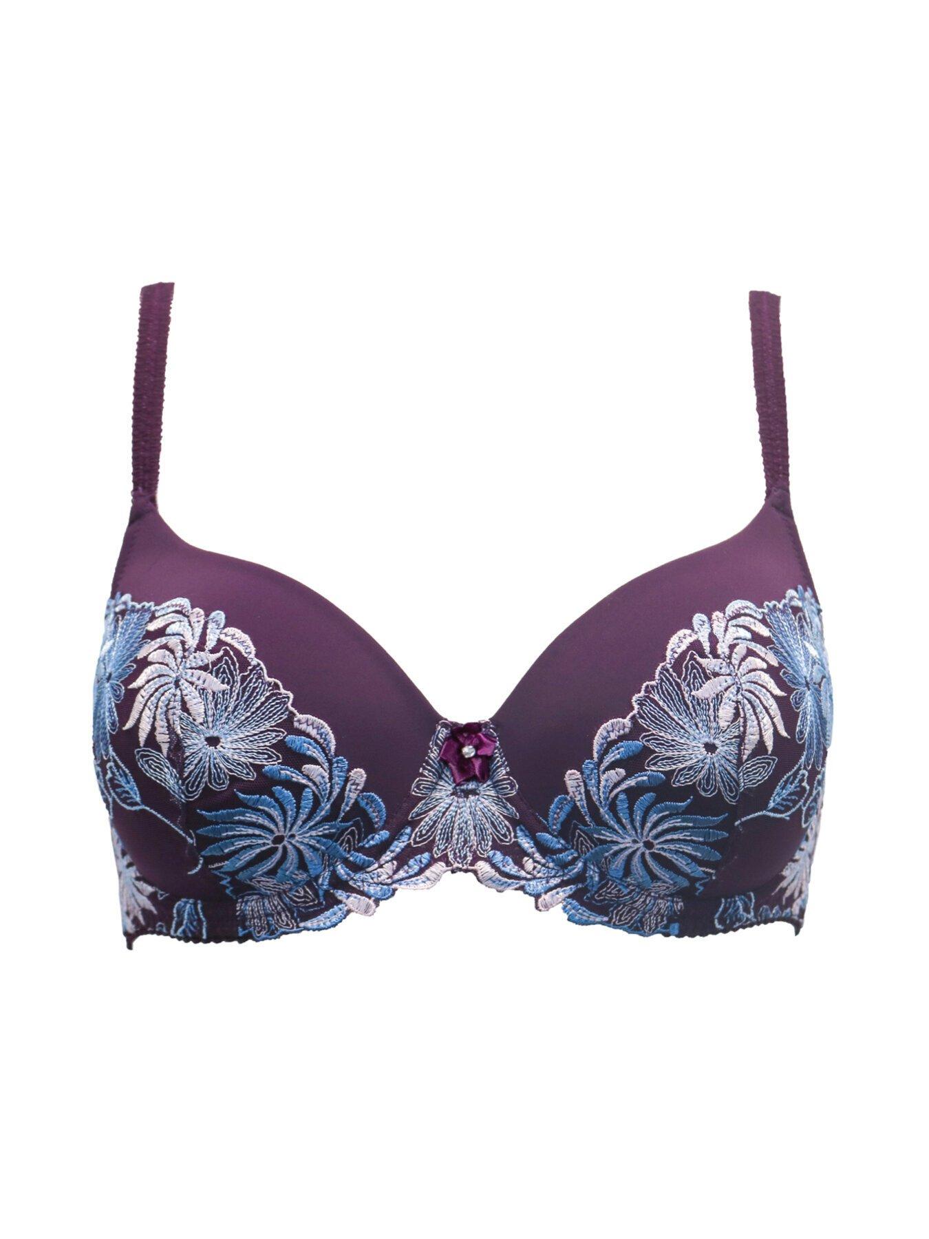  image of pour-moi-st-tropez-padded-balcony-bra-multi
