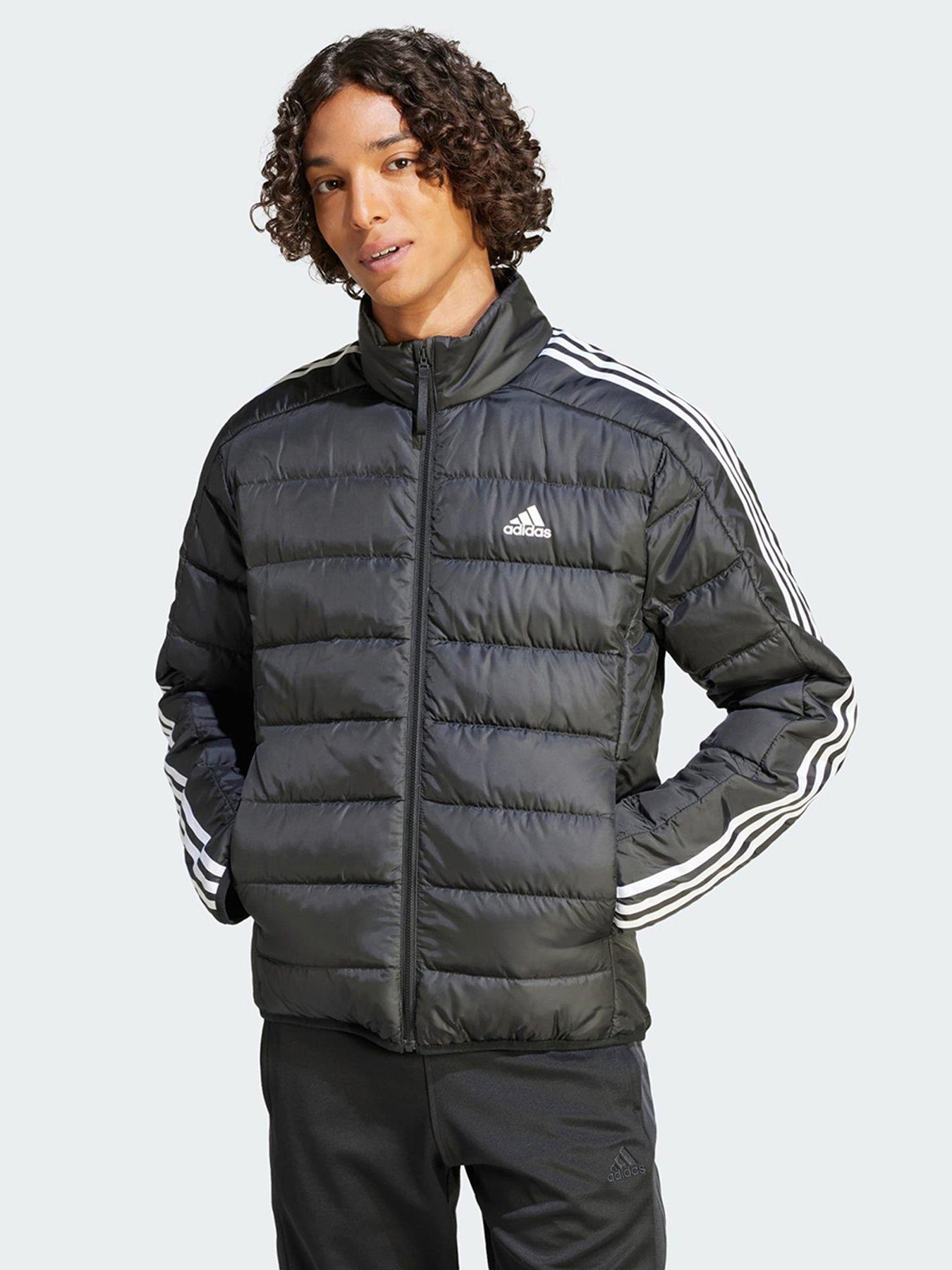 Adidas originals down filled 2024 parka coat in black