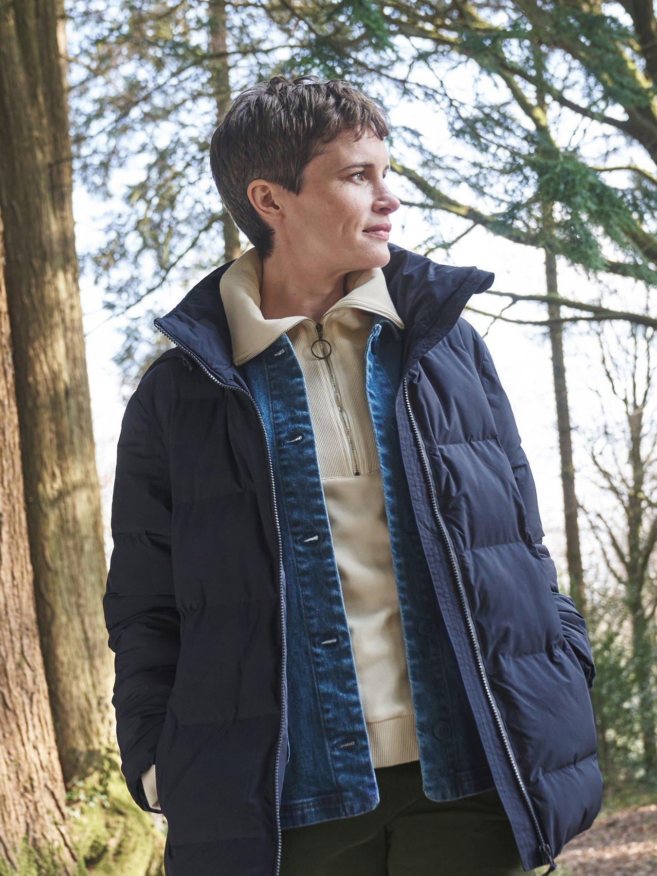 Seasalt Cornwall Waymaker Waterproof Puffer Jacket Blue