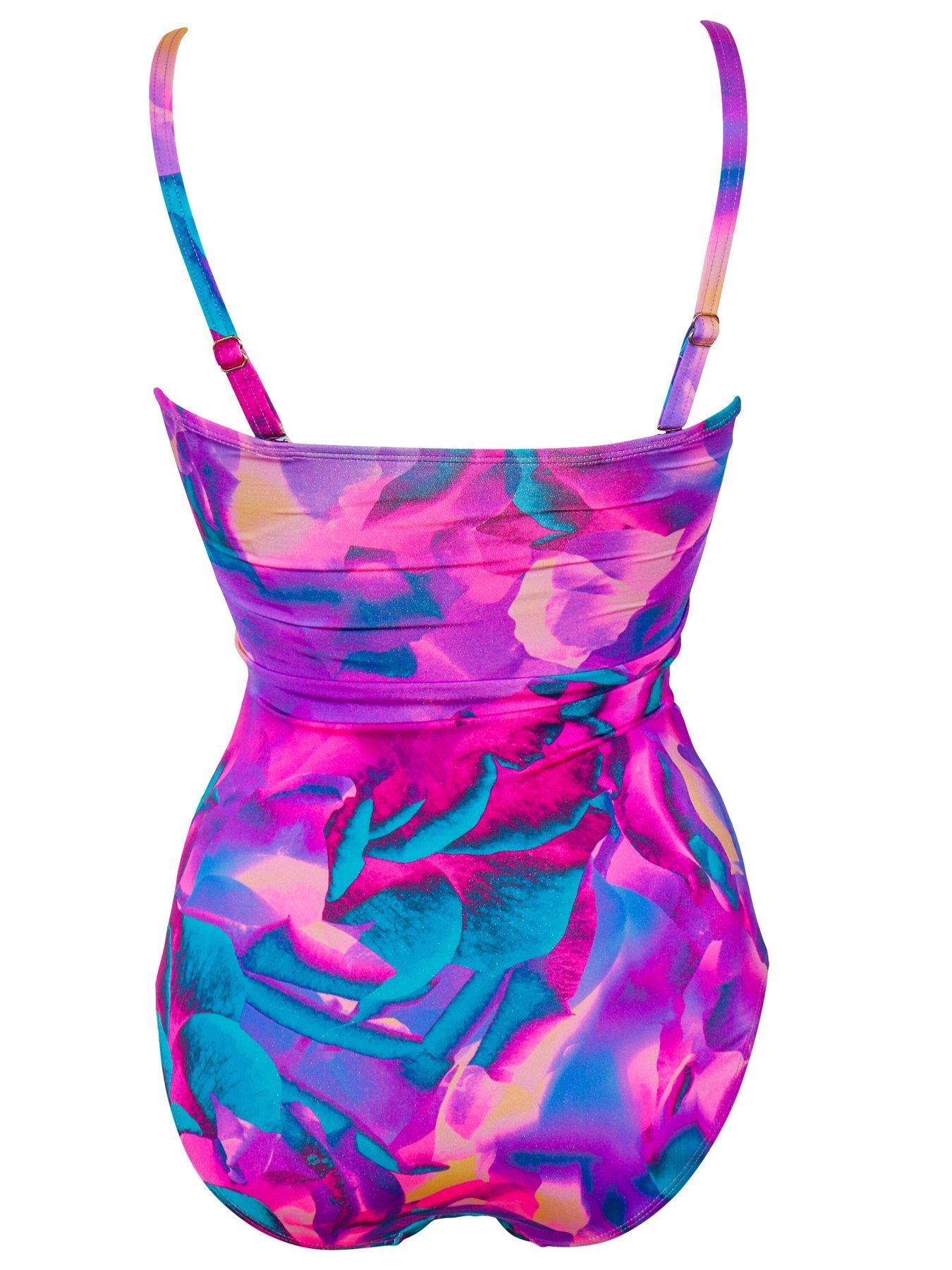Pour Moi Cabana Strapless Tummy Control Swimsuit Littlewoods