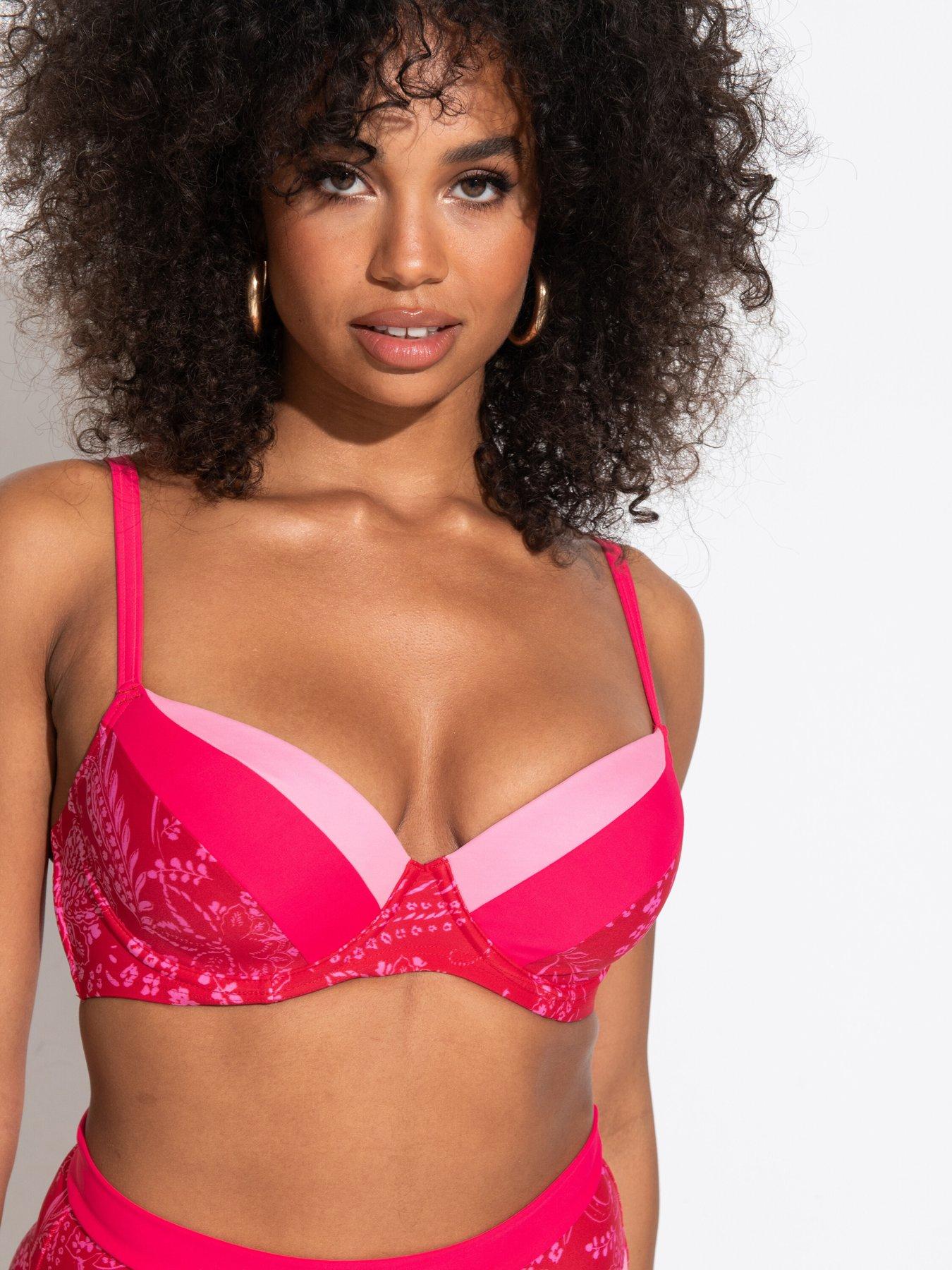  image of pour-moi-palm-springs-padded-underwired-convertible-top-multi